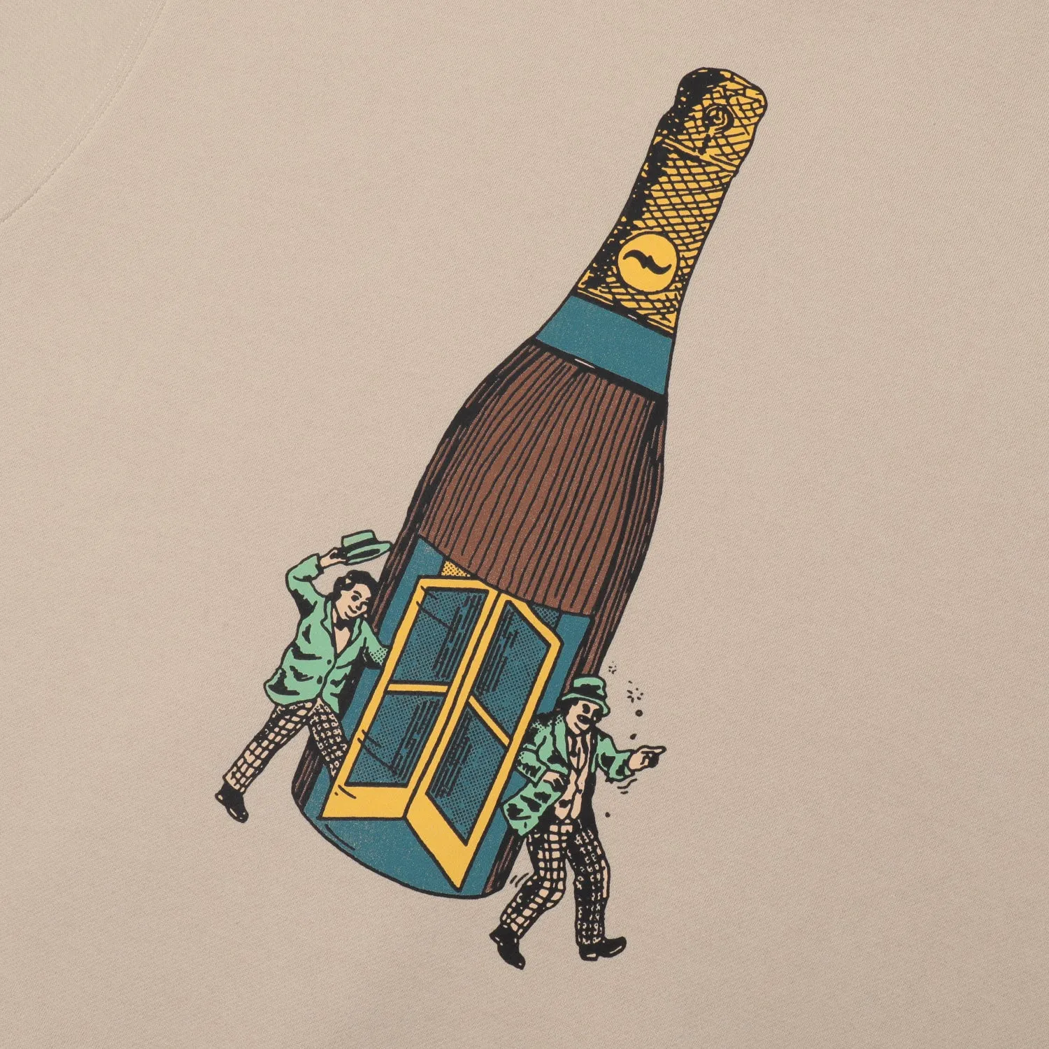 Cool Outfit Pockets Pass~Port Wine Em' Hoodie - Sand