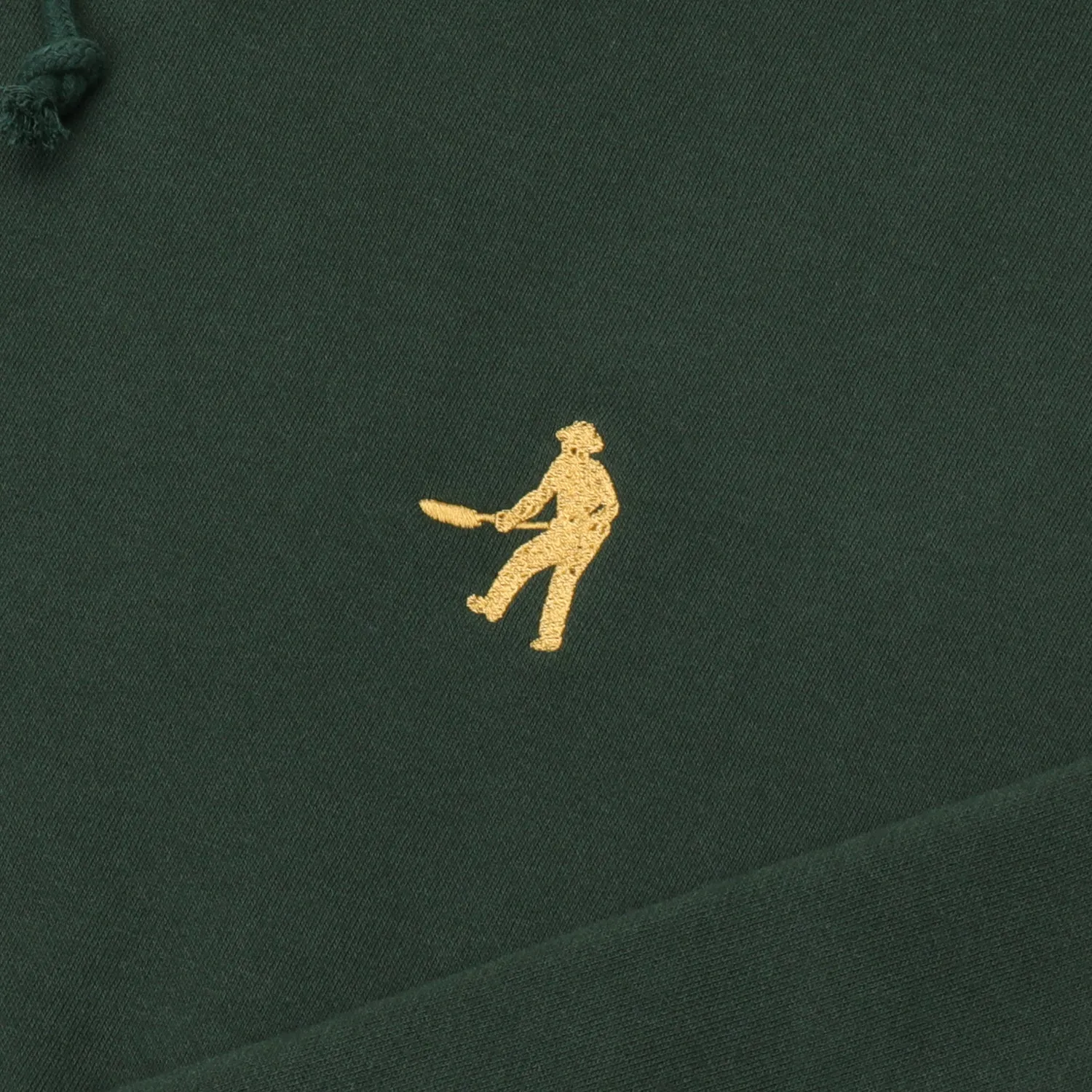 Comfy and Cozy Pass~Port Workers Organic Hoodie - Bottle Green