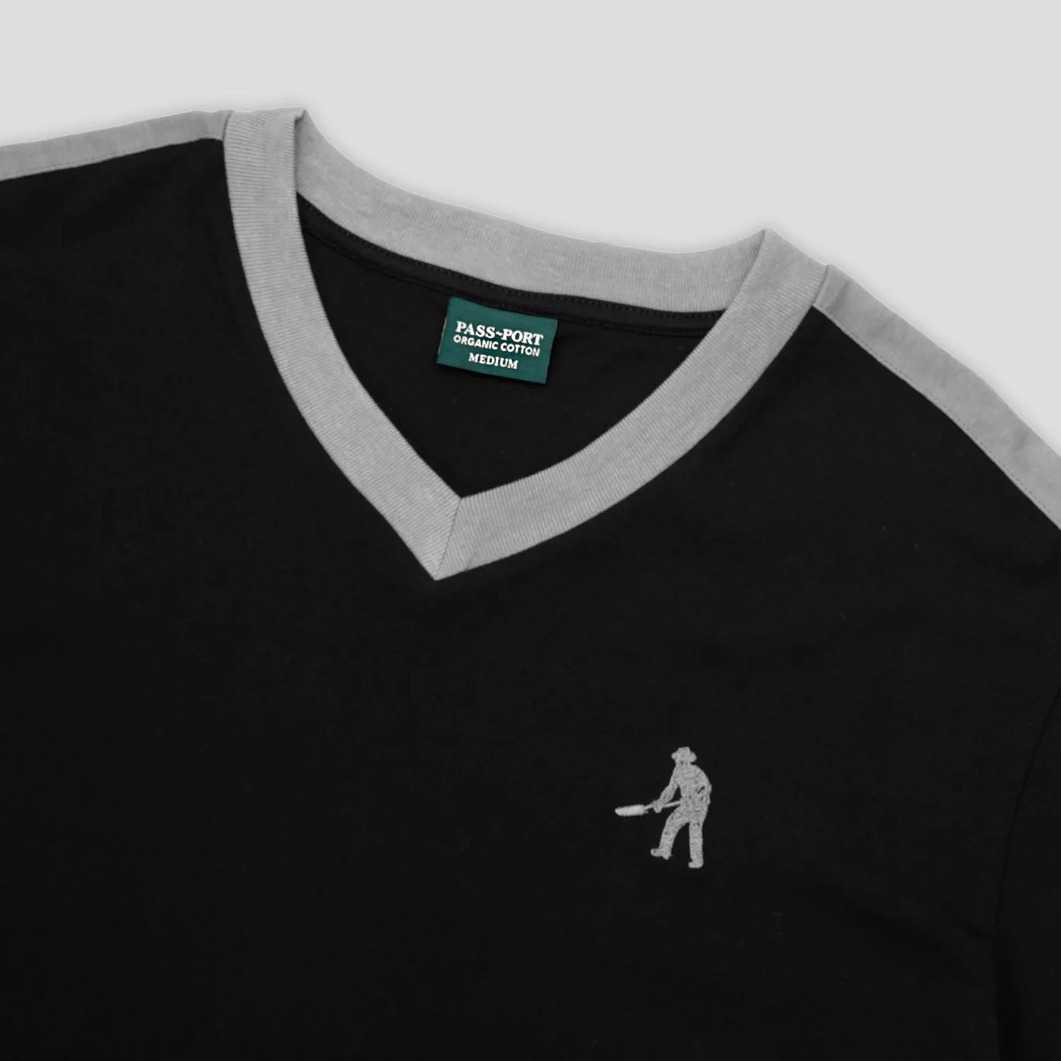 Holiday Style Affordable Fashion Pass~Port Workers Stripe Organic Cotton Jersey - Black / Grey