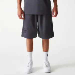 Printed Pattern Flex Wear Chicago Bulls NBA Tonal Dark Grey Mesh Shorts