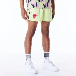 Easy Fit Design Outdoor Adventure Chicago Bulls NBA Soccer Pastel Green Short Shorts