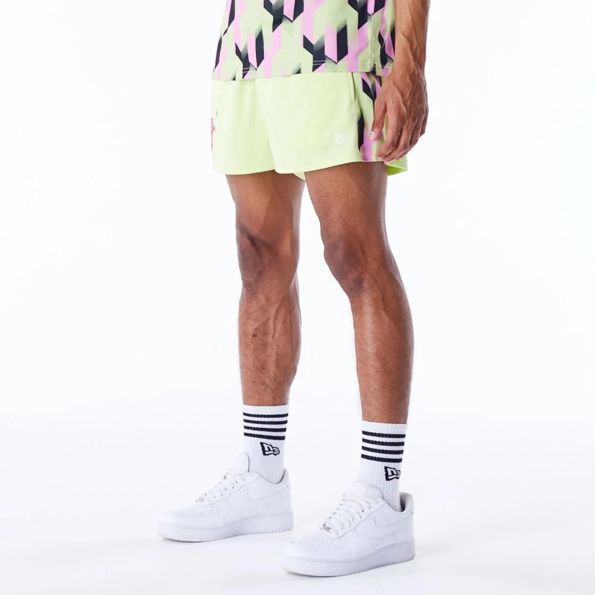Chicago Bulls NBA Soccer Pastel Green Short Shorts Mid Rise