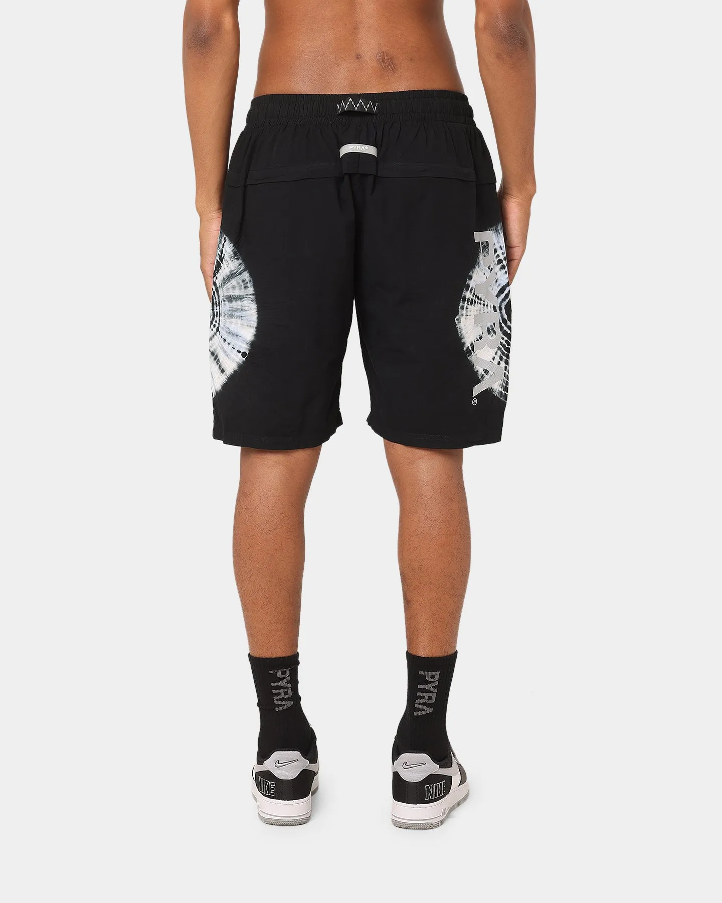 Stay Fresh PYRA Future Nylon Shorts Black/Tie Dye
