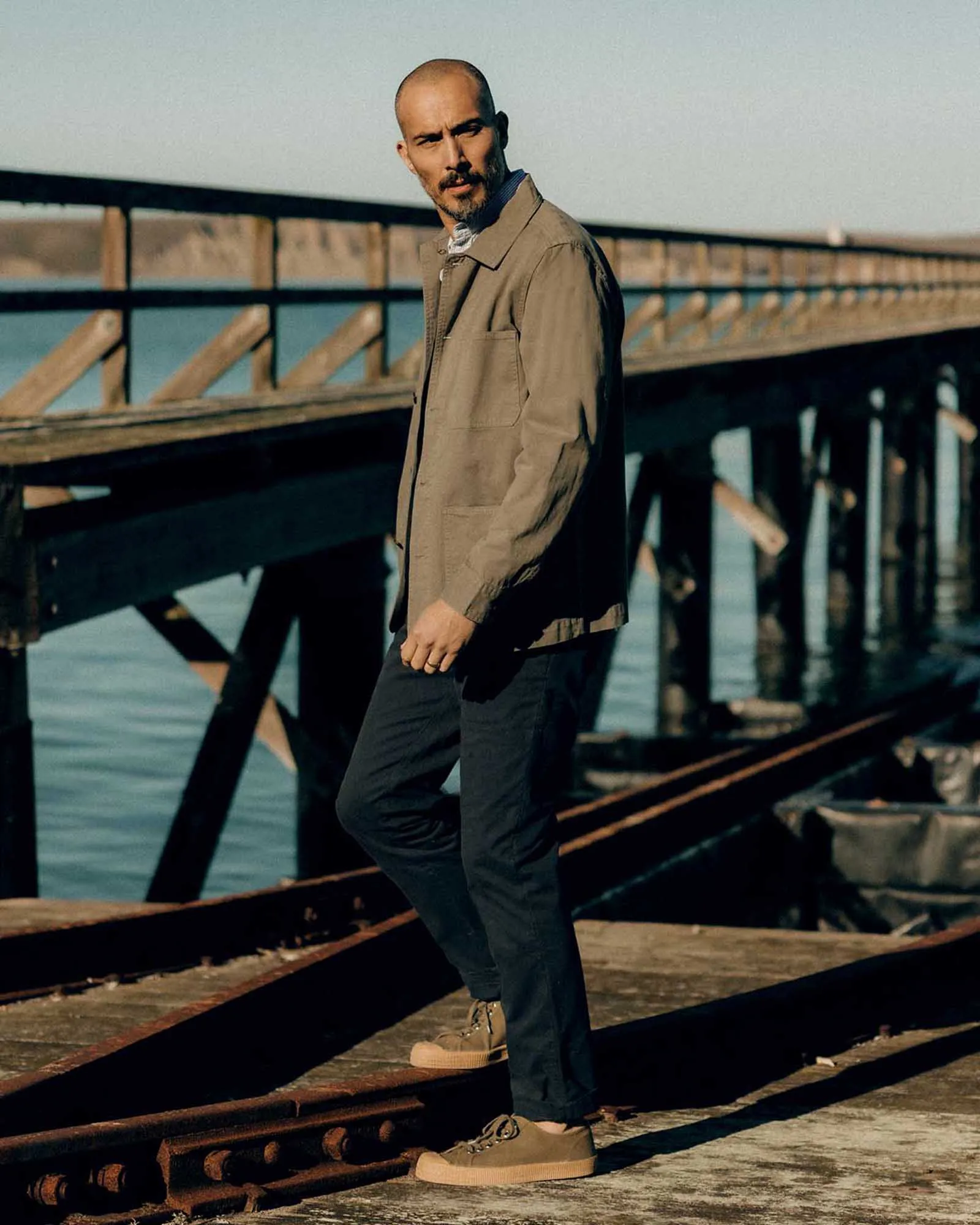 The Democratic Foundation Pant in Organic Navy Fade Resistant Dye