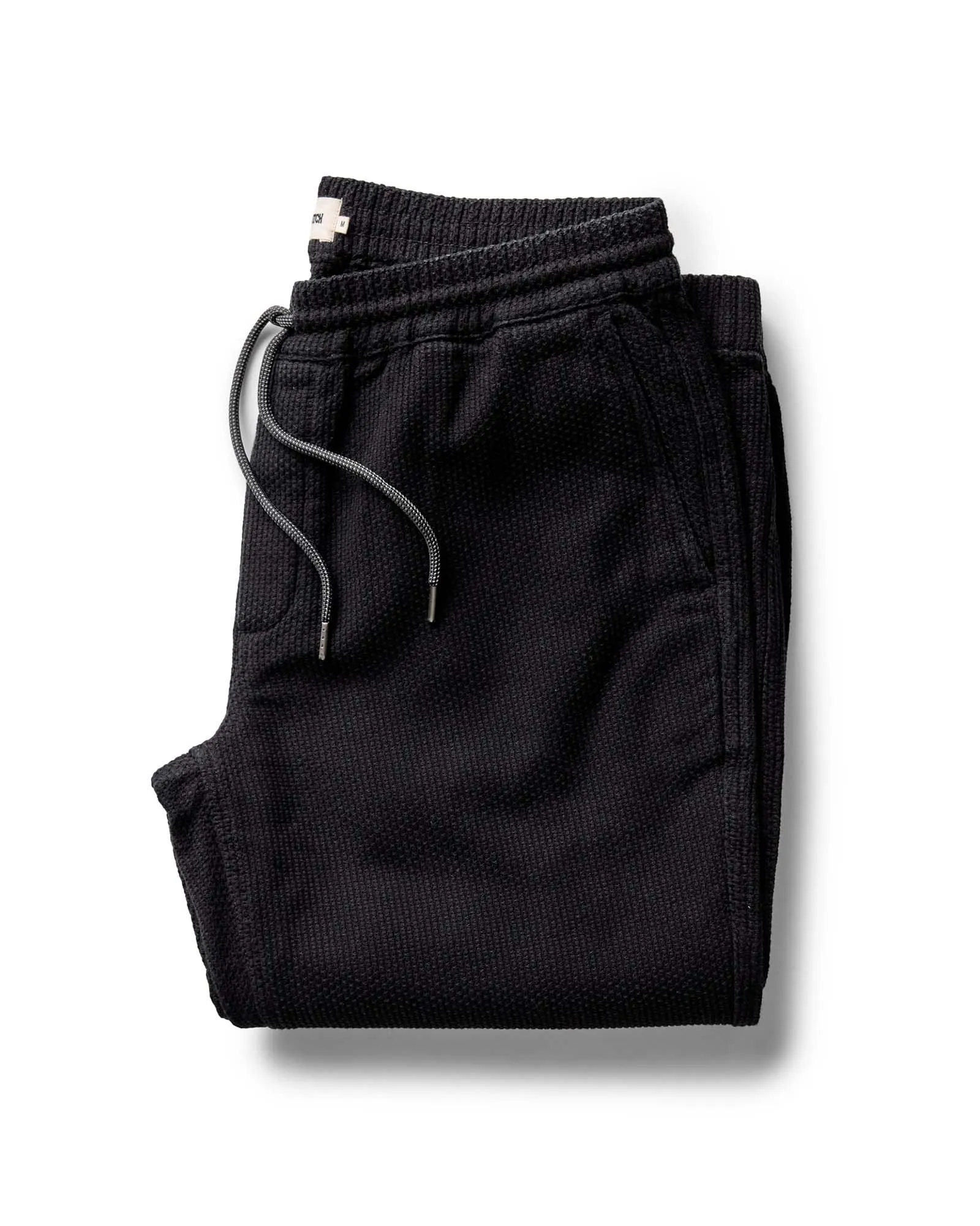 Quick Movement Wear Warm Fit The Apres Pant in Black Indigo Sashiko