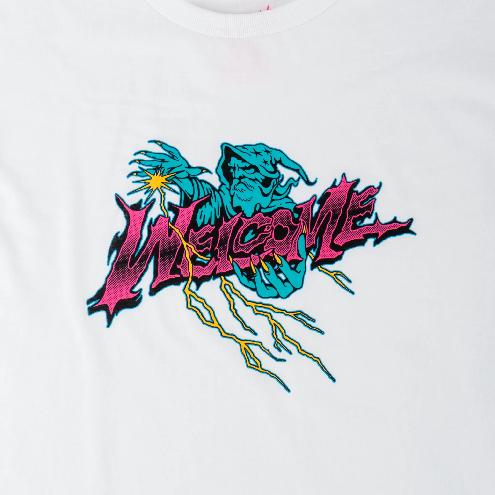Magnetic Tee - White Low Impact Dye Lightweight Material