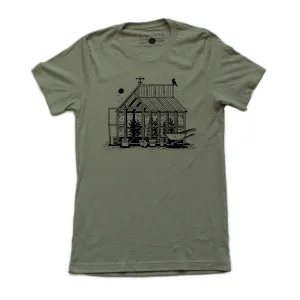 Greenhouse Tee-Heather Olive NoSideSeam