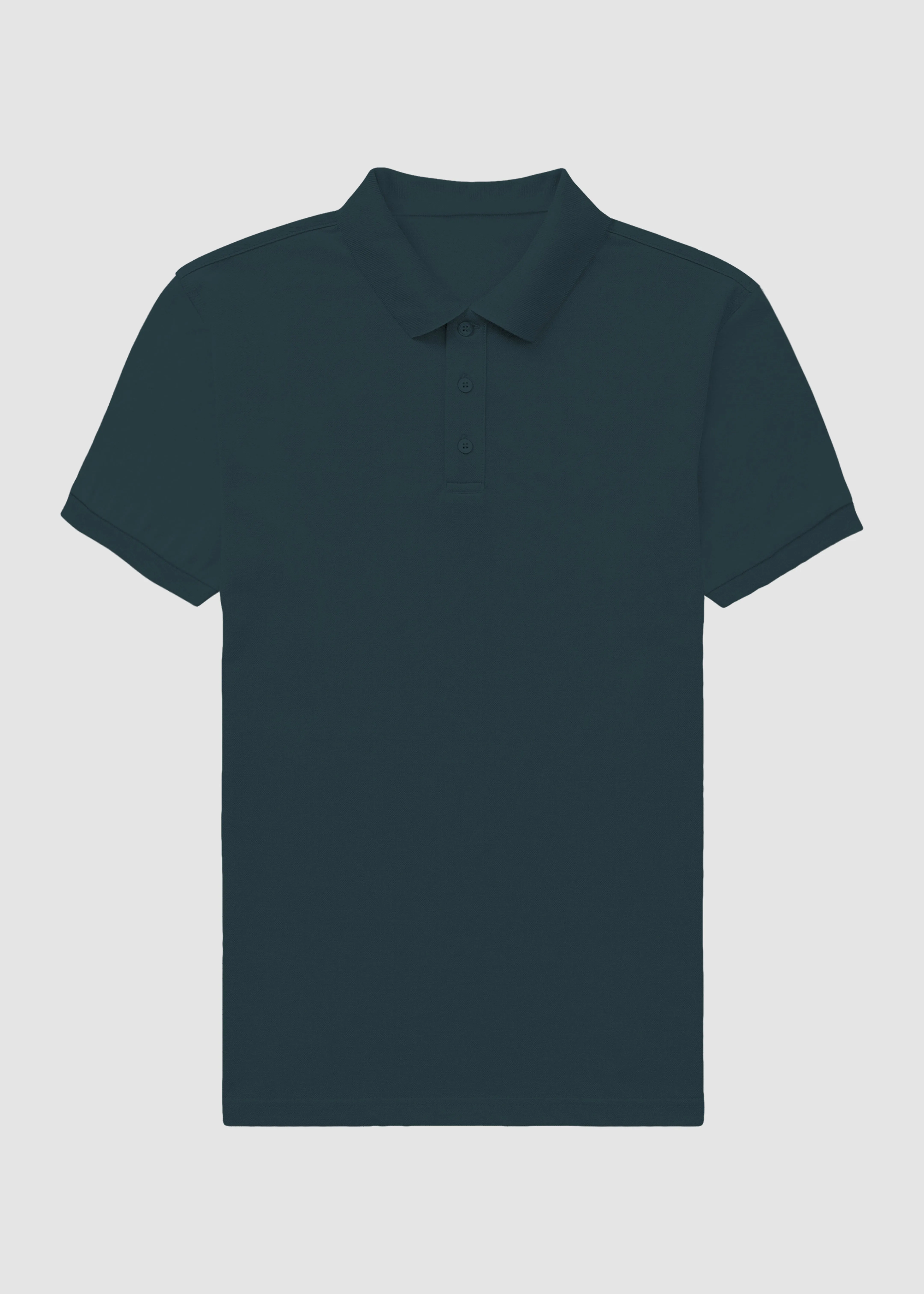 Odor Control Technology Premium Finish Petrol Blue Men's Polo | MP25