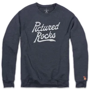 PICTURED ROCKS SCRIPT FLEECE SWEATSHIRT (UNISEX) product industry position