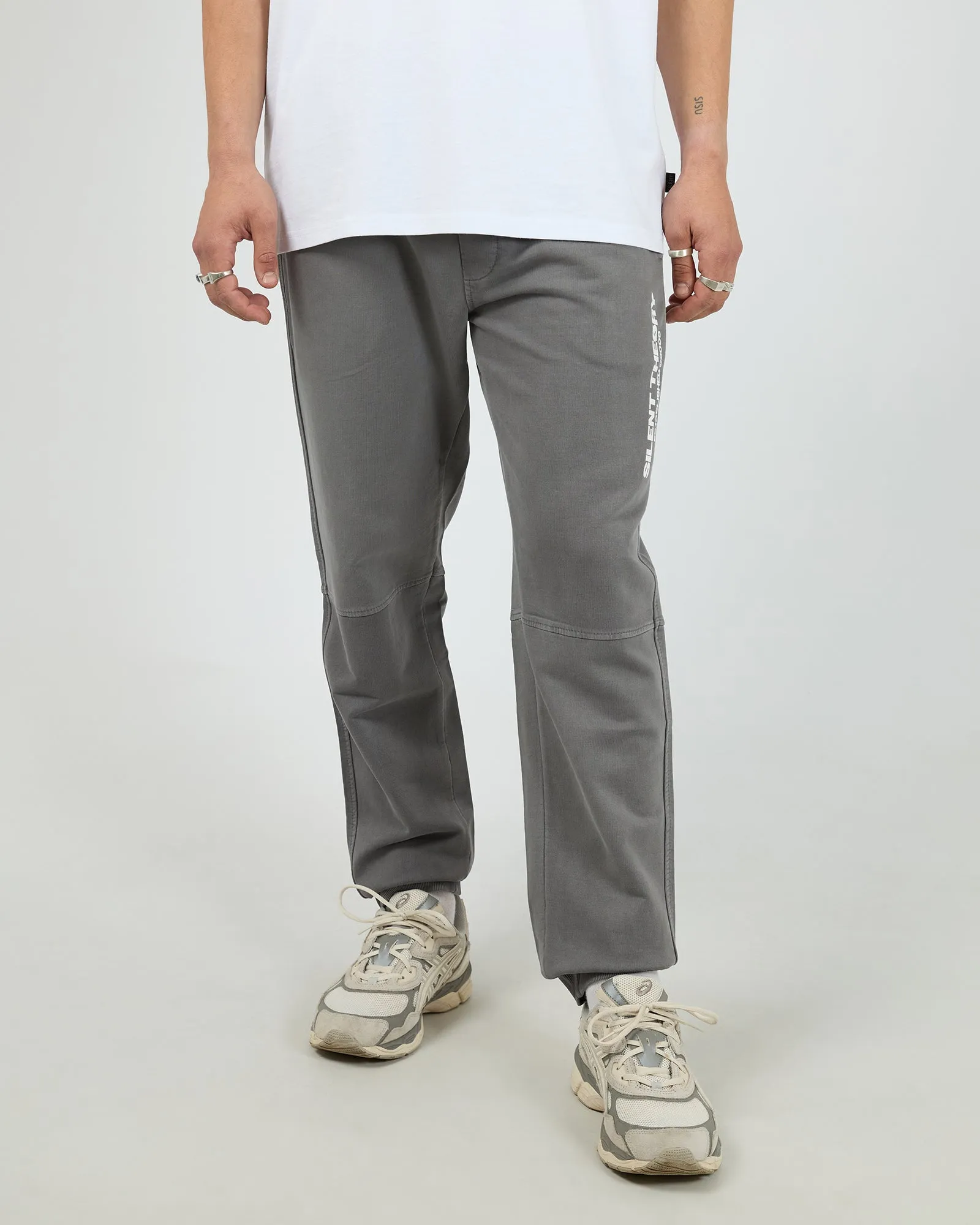 Pigment Fleece Pant Charcoal Core Stretch