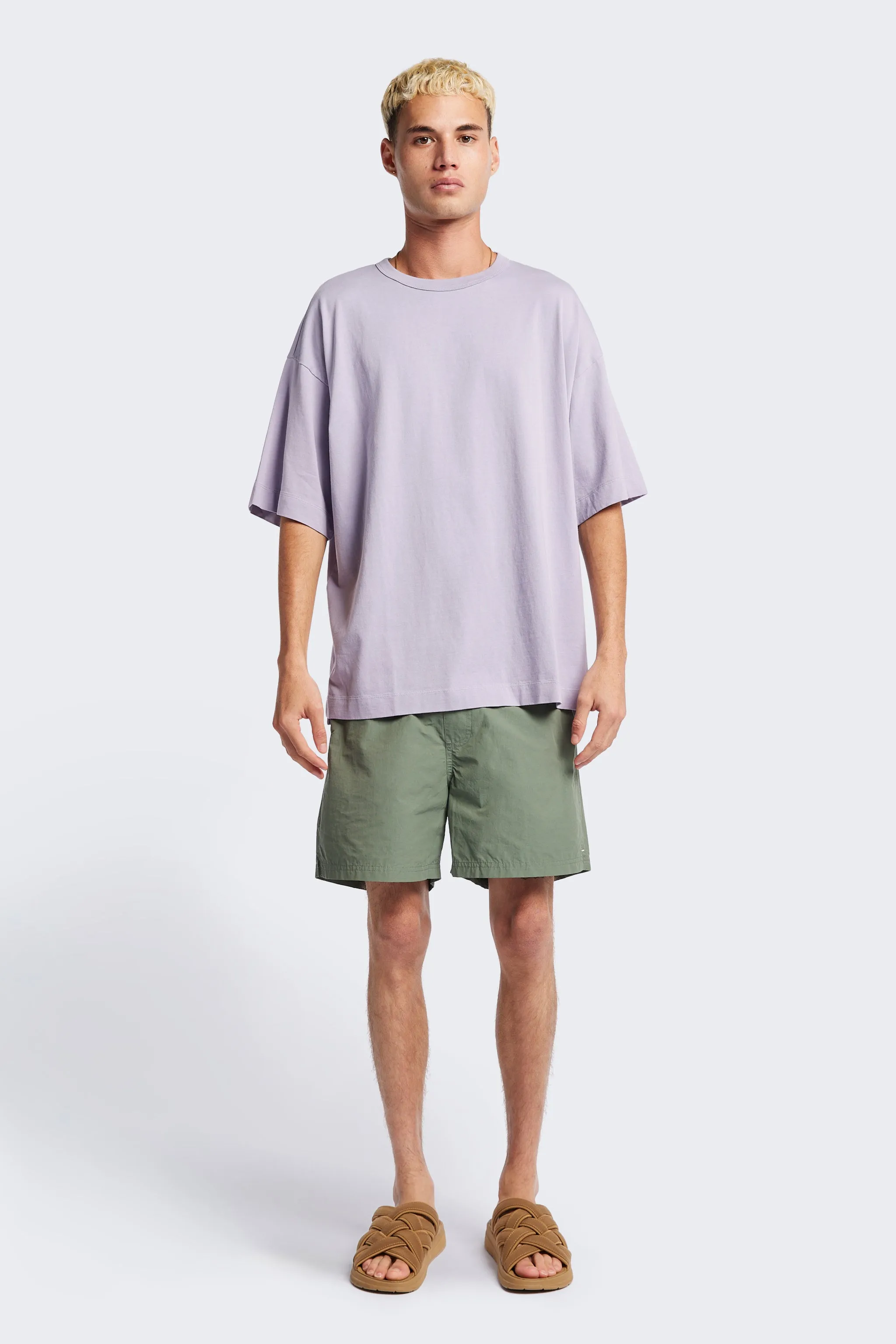 Stretch Wear New Wave Swim Short Fatigue Green