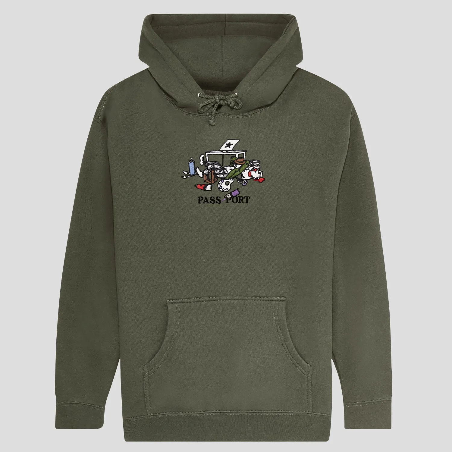 watch accents Pass~Port Lucid Dream Hoodie - Olive