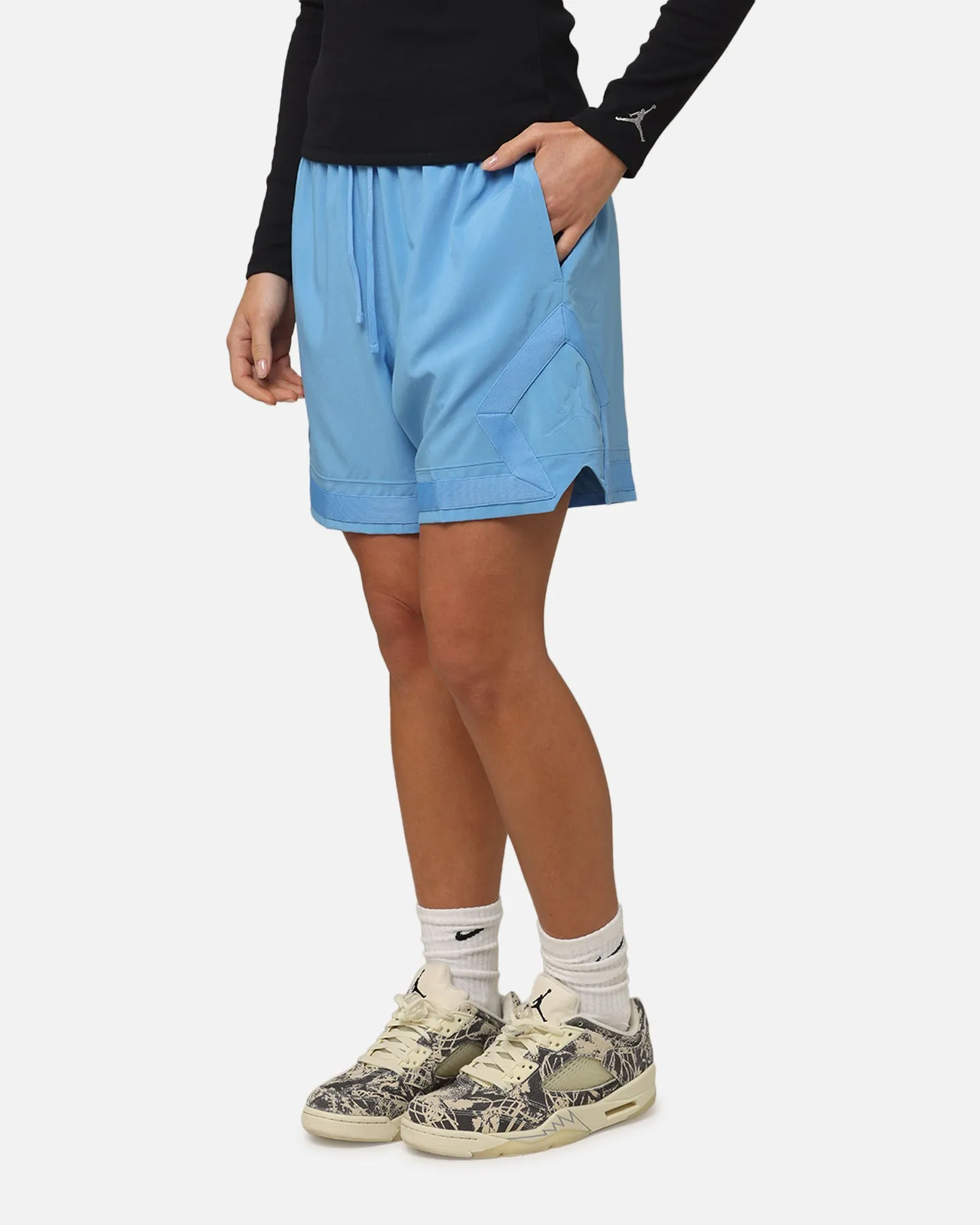 Jordan Jumpman Dri-Fit Woven Diamond Shorts Legend Blue low waisted Weekend Outing