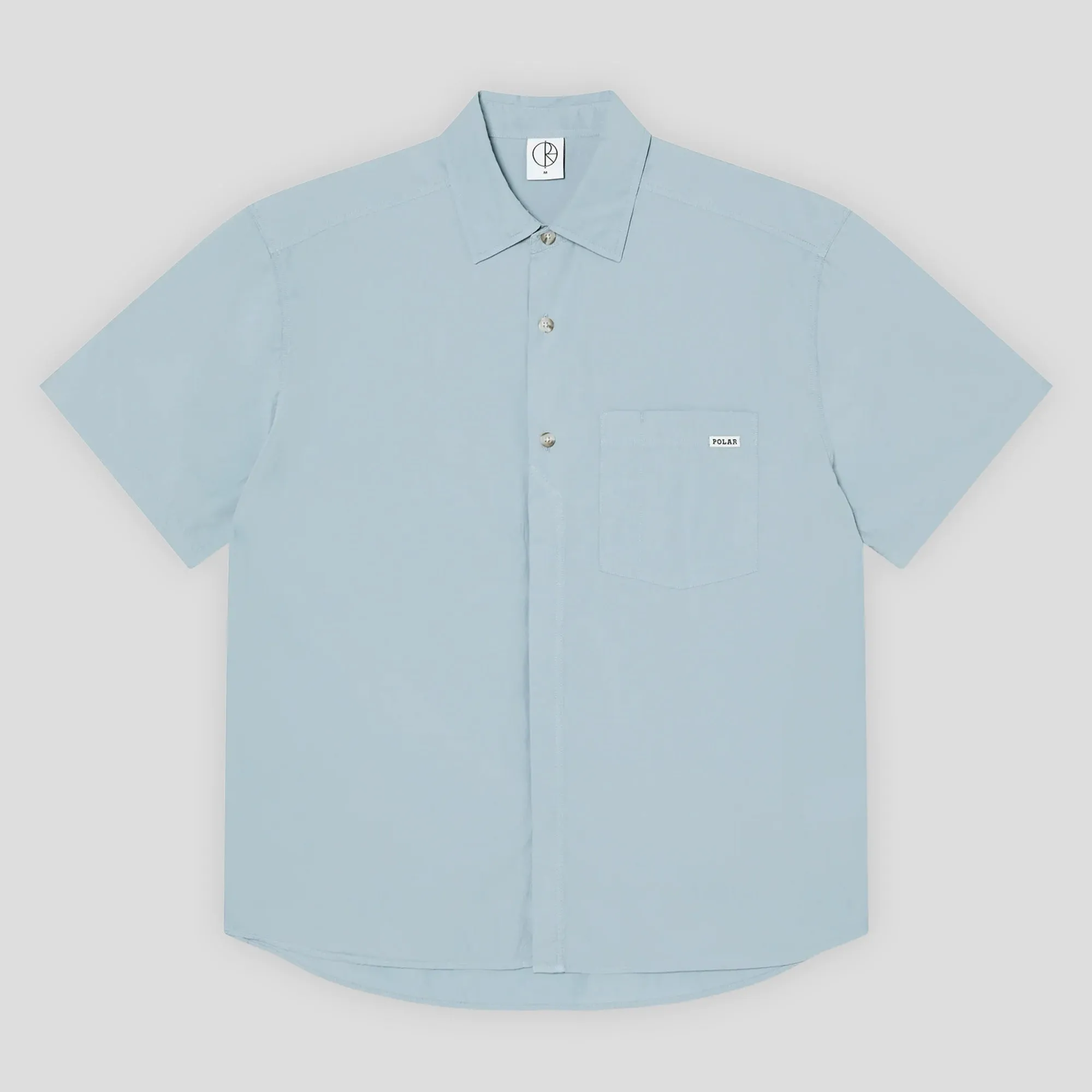 Countryside Walk Marathon Day Polar Skate Co. Mitch Shirt - Dove Blue