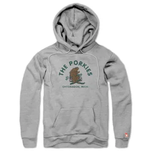 product watch punctuality PORCUPINE MOUNTAINS STATE PARK - THE PORKIES ALL SEASON HOODIE (UNISEX)
