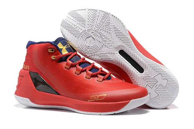 UNDER ARMOUR New Arrival UA Men Curry V3 With Seaglass Insole Basketball Sneakers Medium Cut Outdoor Athletic Cushioning Shoes Control Driven Build