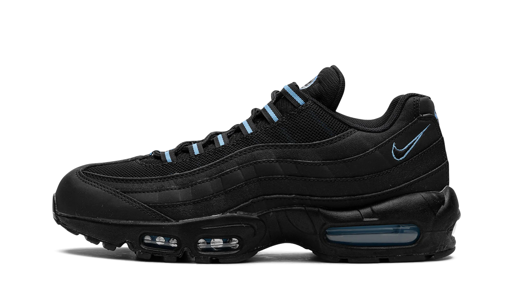 Anti Slip Lace Up Style Air Max 95 "Black/University Blue"