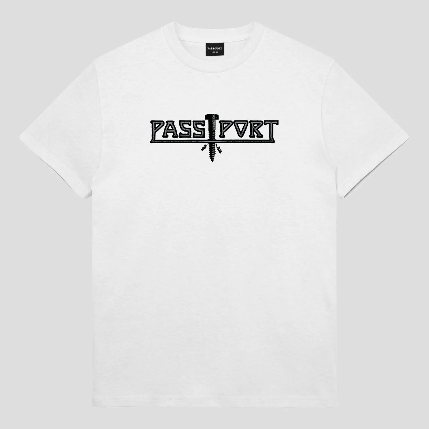 Pass~Port Screwed Tee - White Flexible Weave