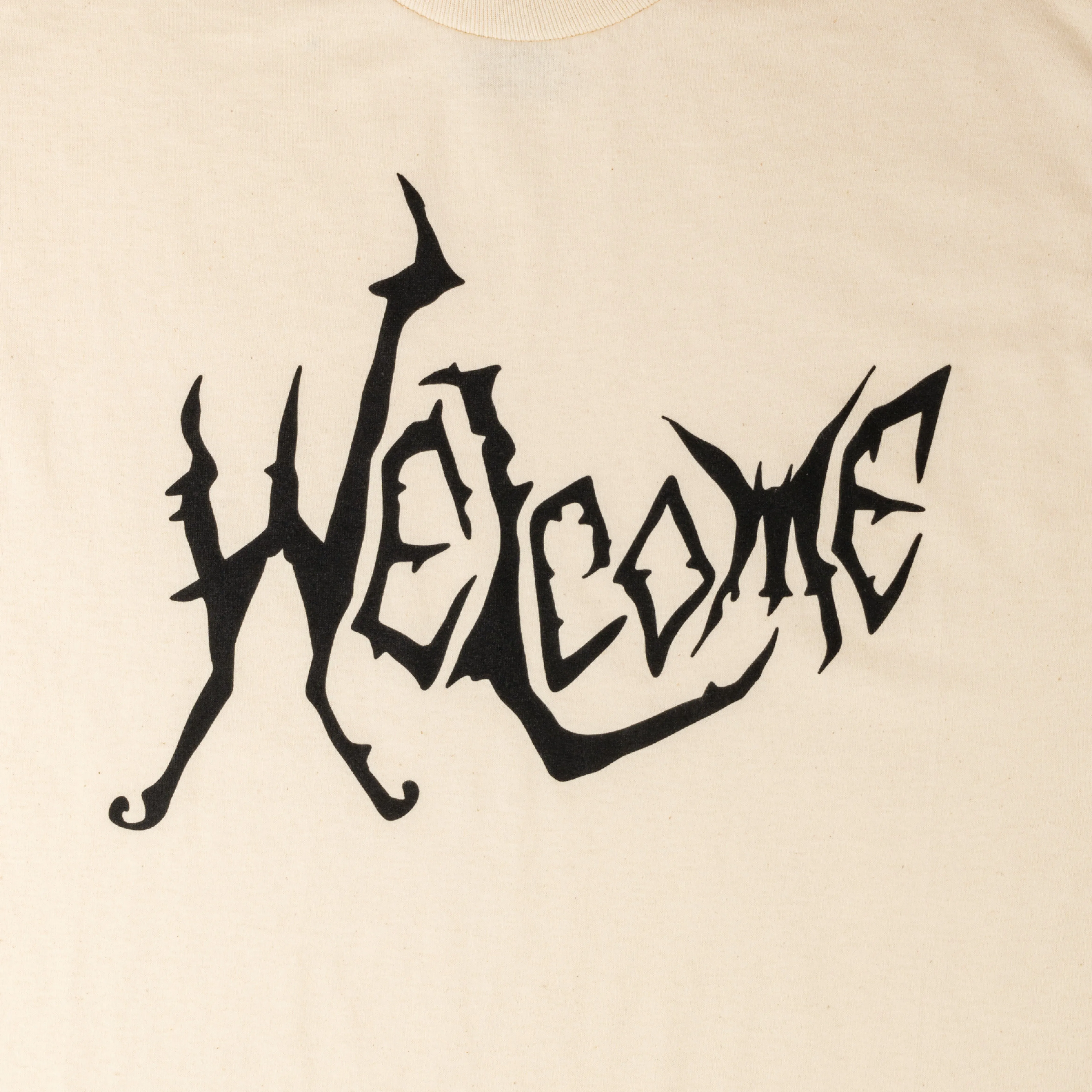 No-Shrink Fabric Big Spine Tee - Bone