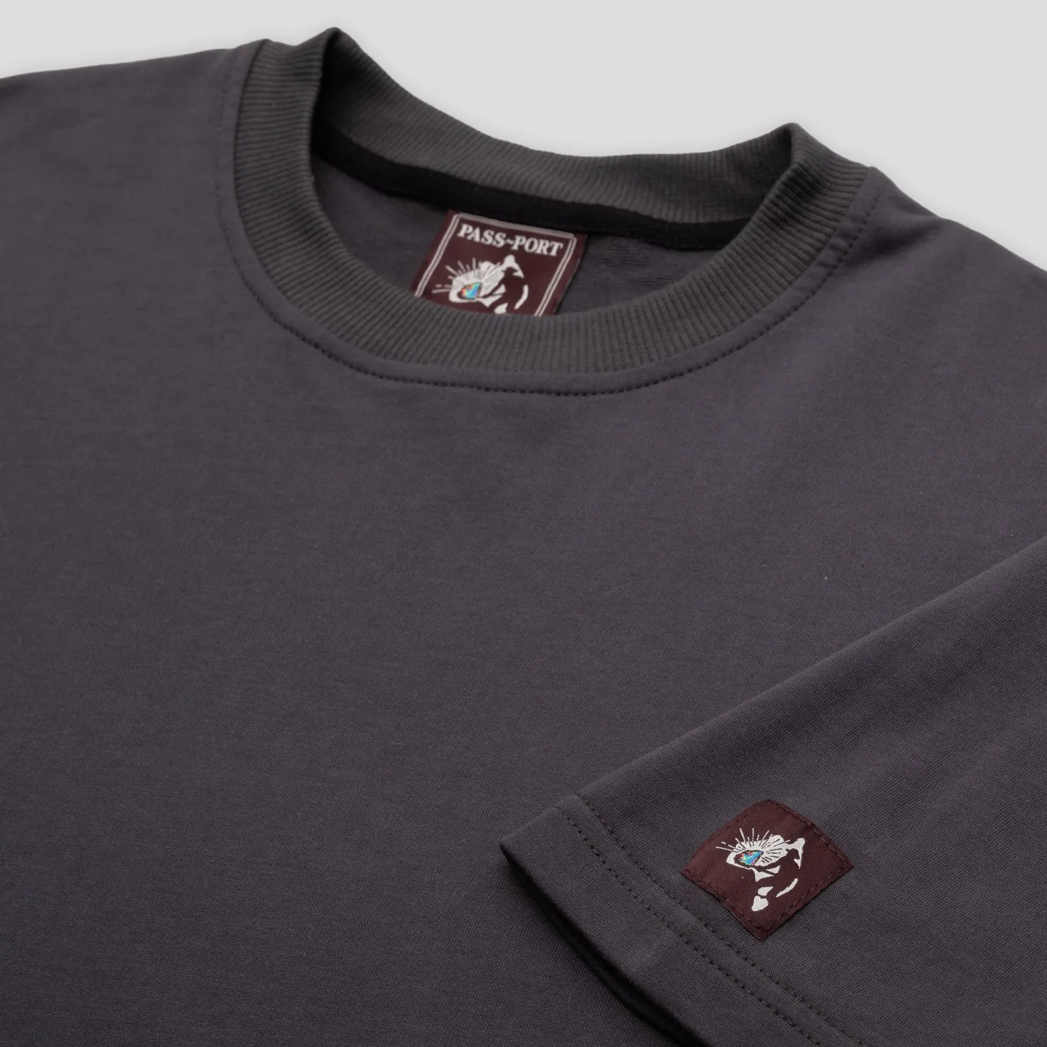 Active Wearable Pass~Port Australian Manufactured Tee - Vintage Black