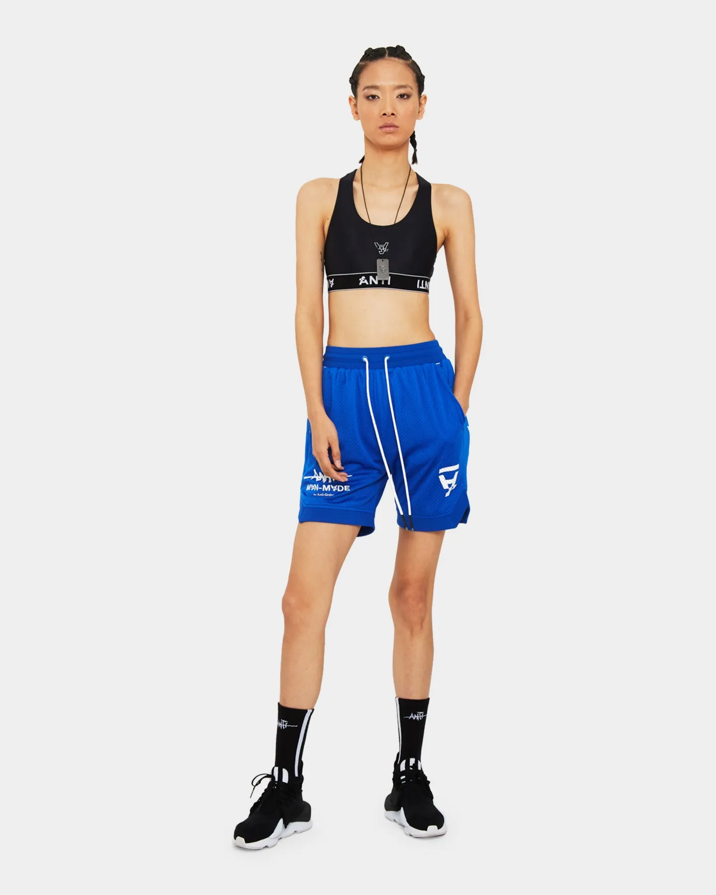 denim alternative The Anti Order Man Made Basketball Shorts Royal