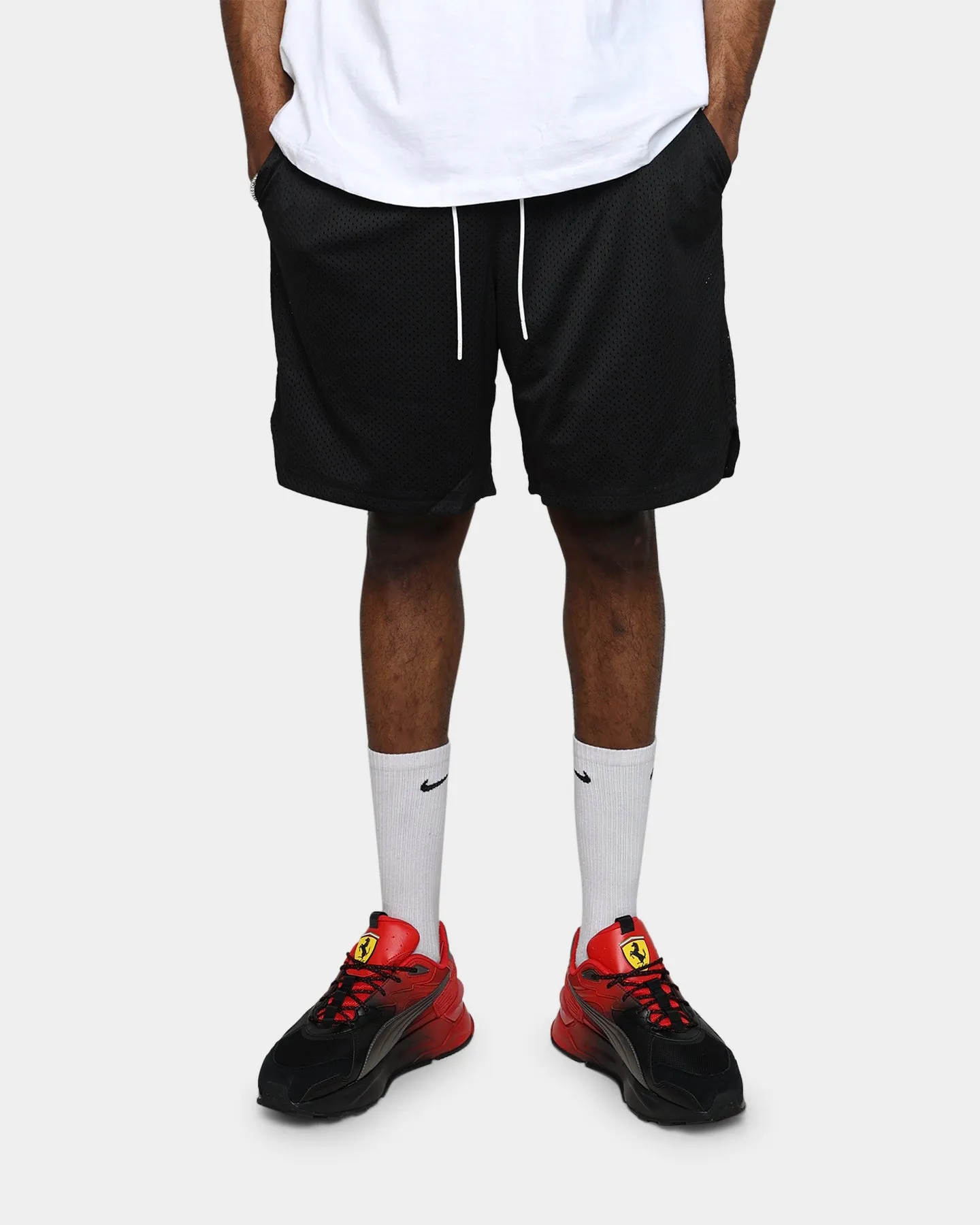 Anti Slip Waistband Puma X TMC Every Day Hussle Mesh Shorts Black