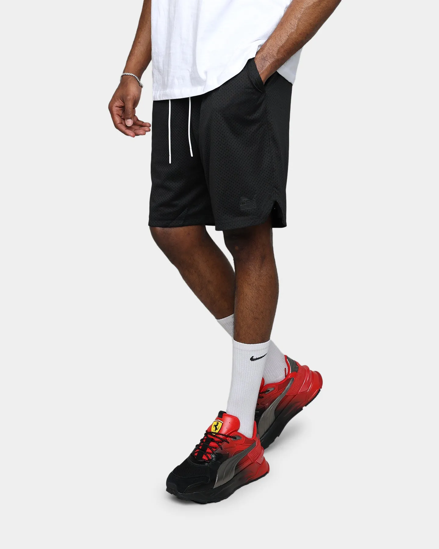 Easy Stretch Fit Puma X TMC Every Day Hussle Mesh Shorts Black