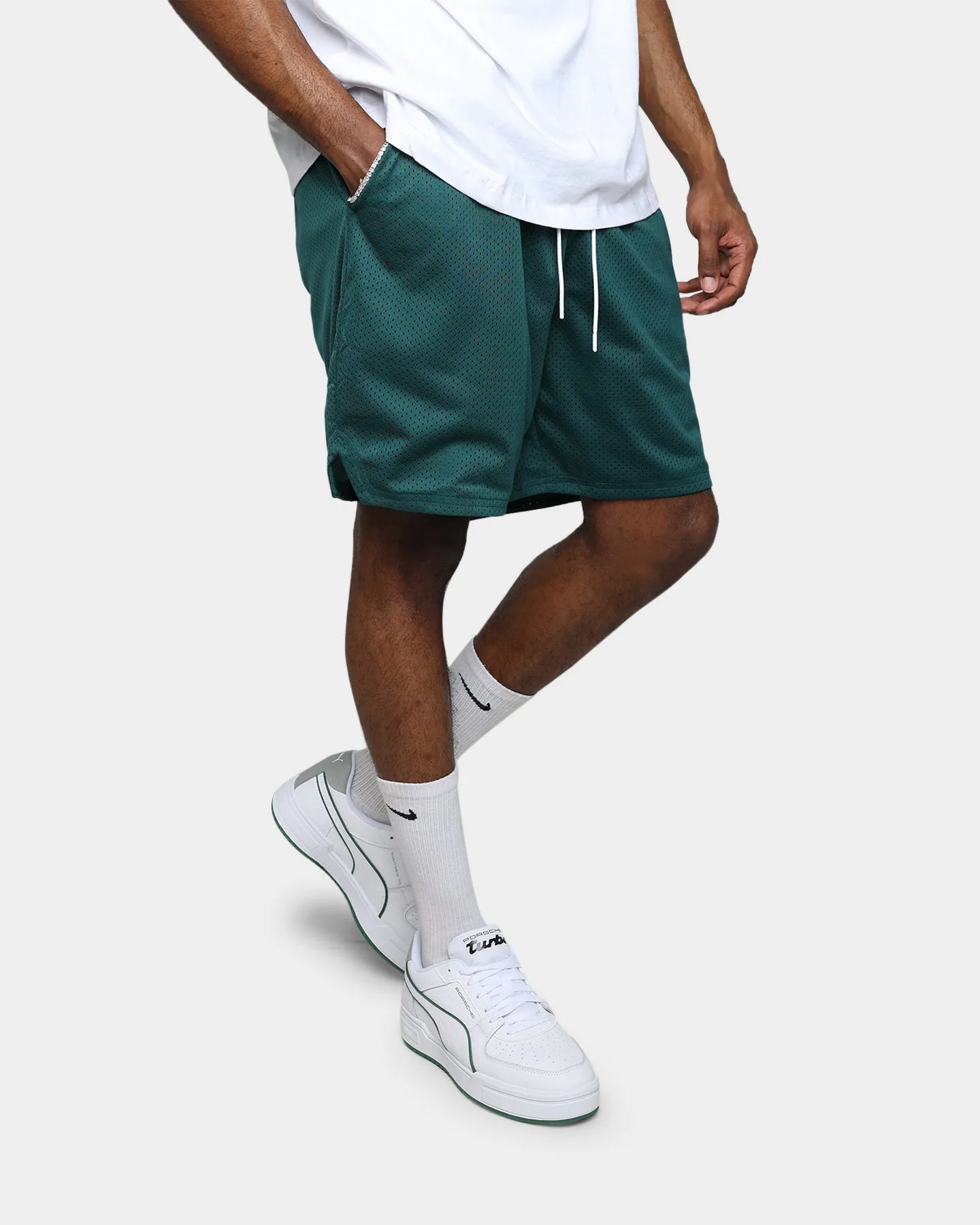 Puma X TMC Every Day Hussle Mesh Shorts June Bug Comfy Wear