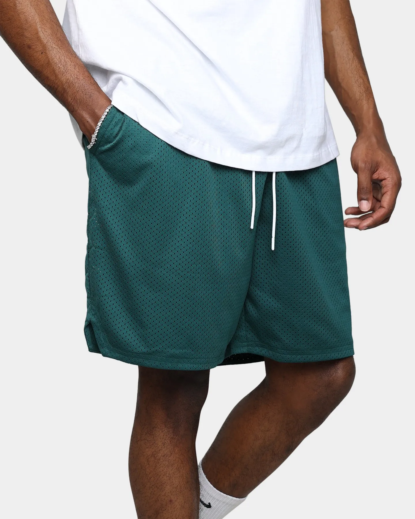 Puma X TMC Every Day Hussle Mesh Shorts June Bug Flexible Stitching Anti Static Technology