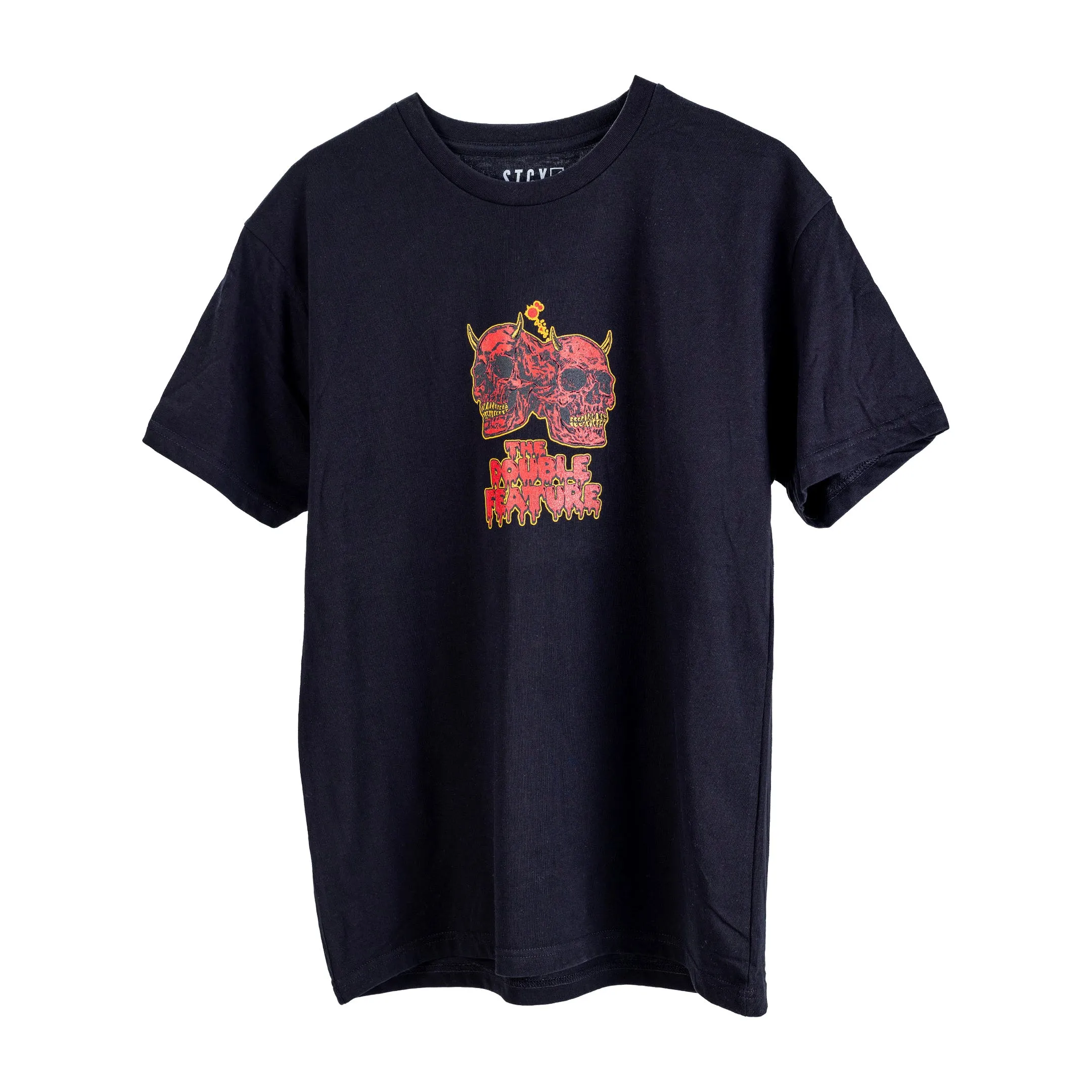 Bold Style DOUBLE FEATURE TEE / BLACK