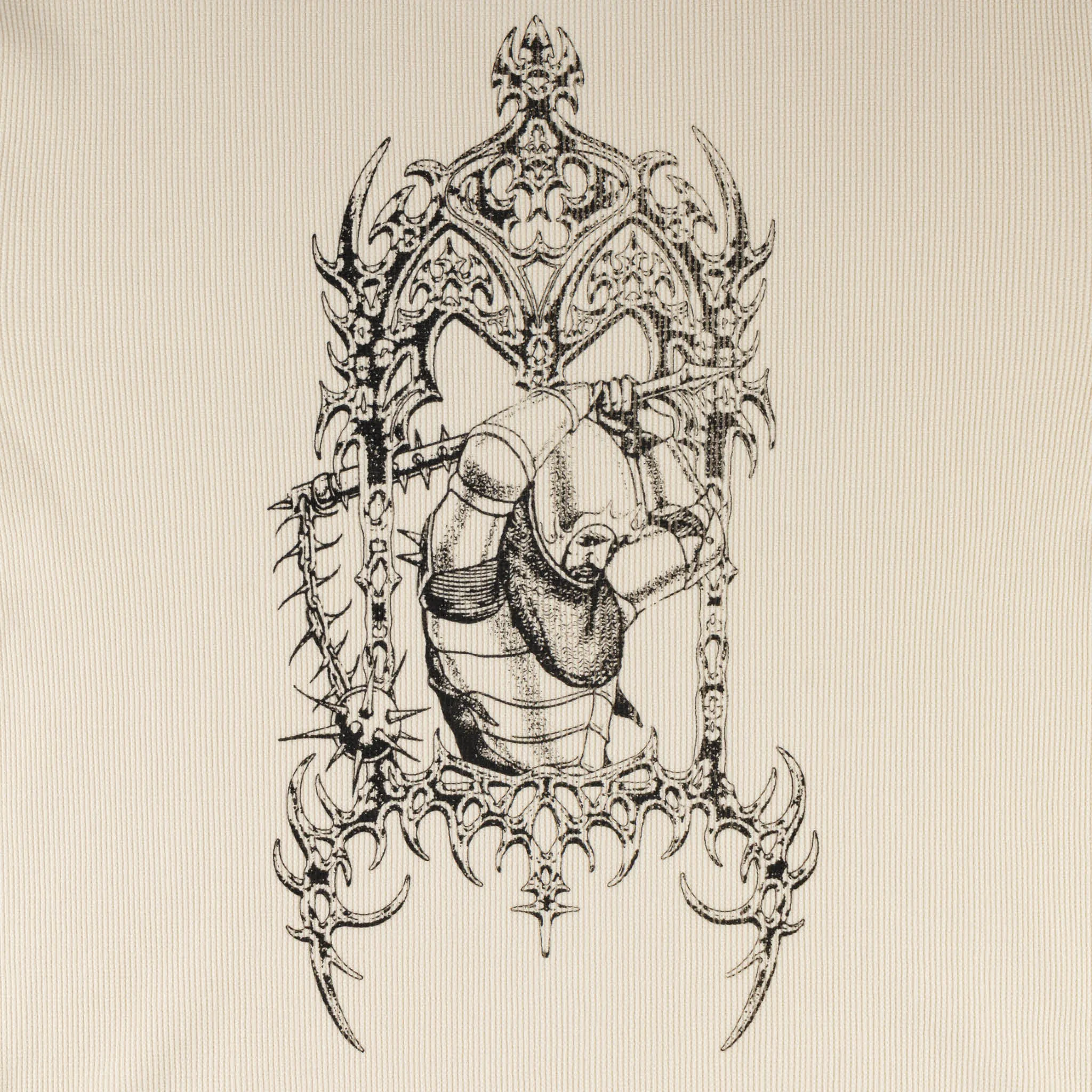 Active Wearable Soft & Smooth Gallant Pigment-Dyed Raw Edge Thermal