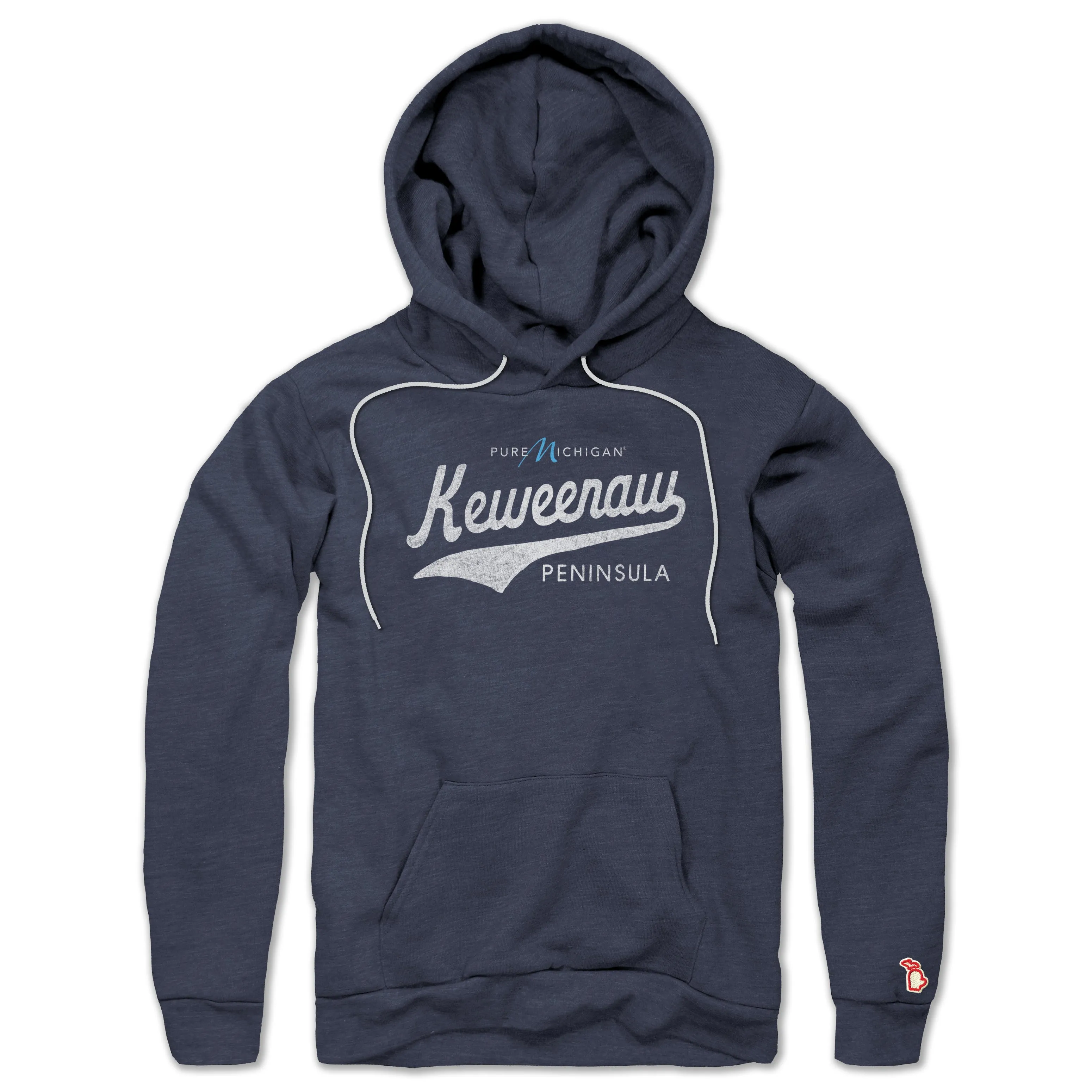 Chilly Day Wear Warm in winter PURE MICHIGAN - KEWEENAW SCRIPT ALL SEASON HOODIE (UNISEX)