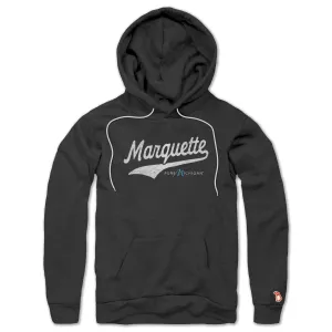 good for rainy days PURE MICHIGAN - MARQUETTE SCRIPT ALL SEASON HOODIE (UNISEX)