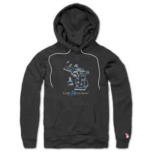 PURE MICHIGAN - MICHIGAN MAP ALL SEASON HOODIE (UNISEX) comfortable top