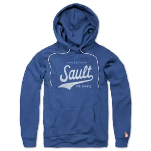 PURE MICHIGAN - SAULT STE. MARIE SCRIPT ALL SEASON HOODIE (UNISEX) Comfy Wear