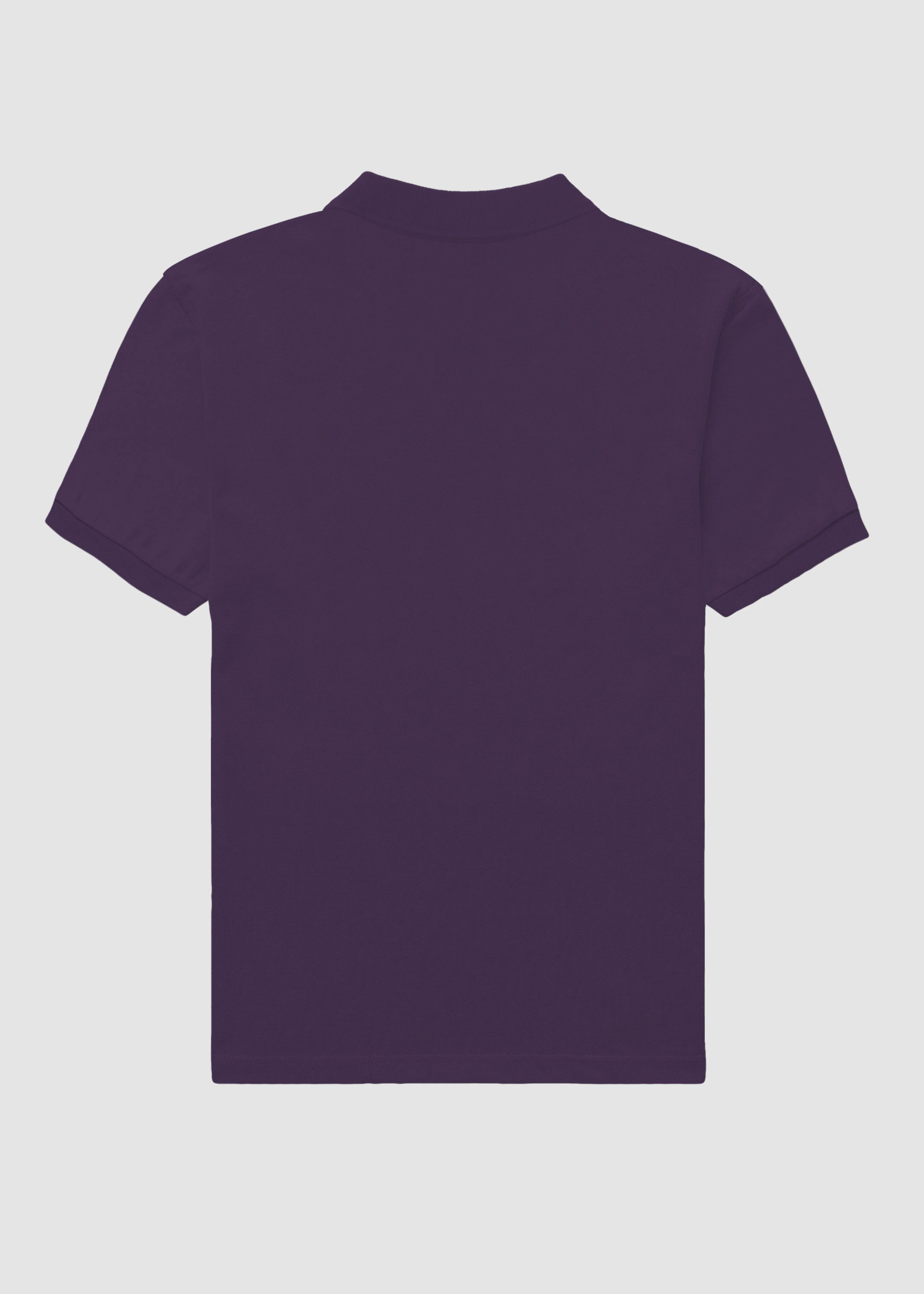 Purple Men's Polo | MP25 Neutral Colors Pure Cotton