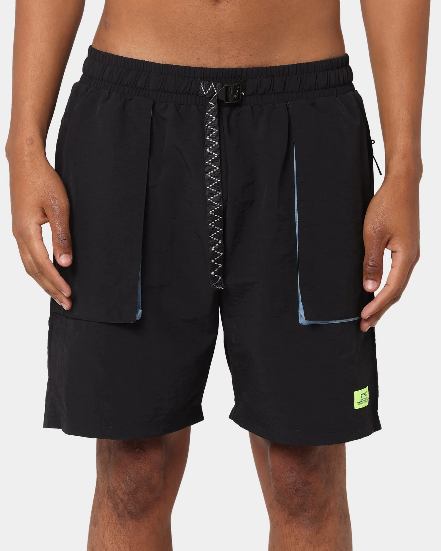 Breathable Layer PYRA Future Nylon Shorts Black