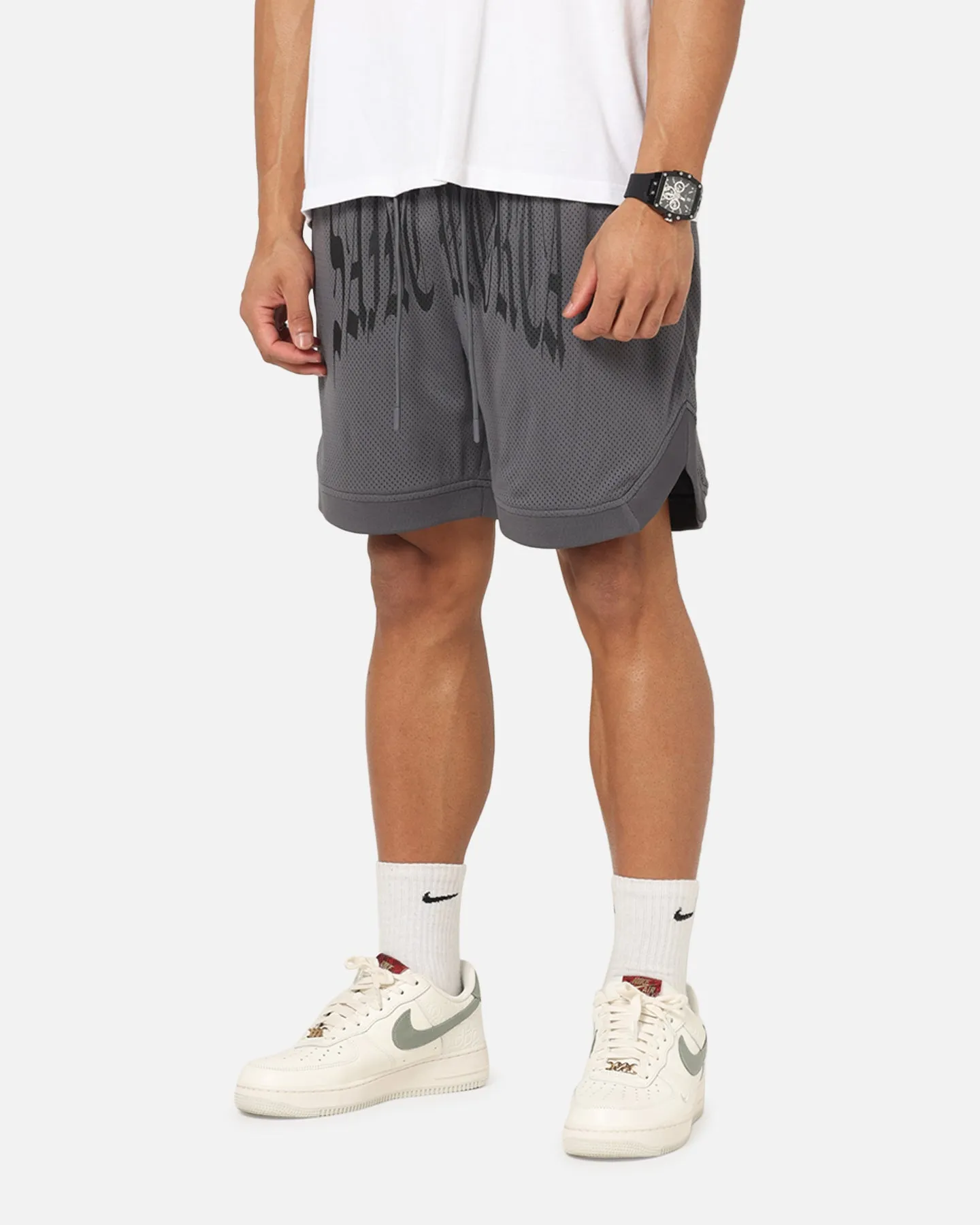 Saint Morta Vill Park Mesh Shorts Vintage Black long-lasting quality