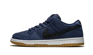 SB Dunk Low Pro ISO "Midnight Navy" Adjustable Lace System Casual Style