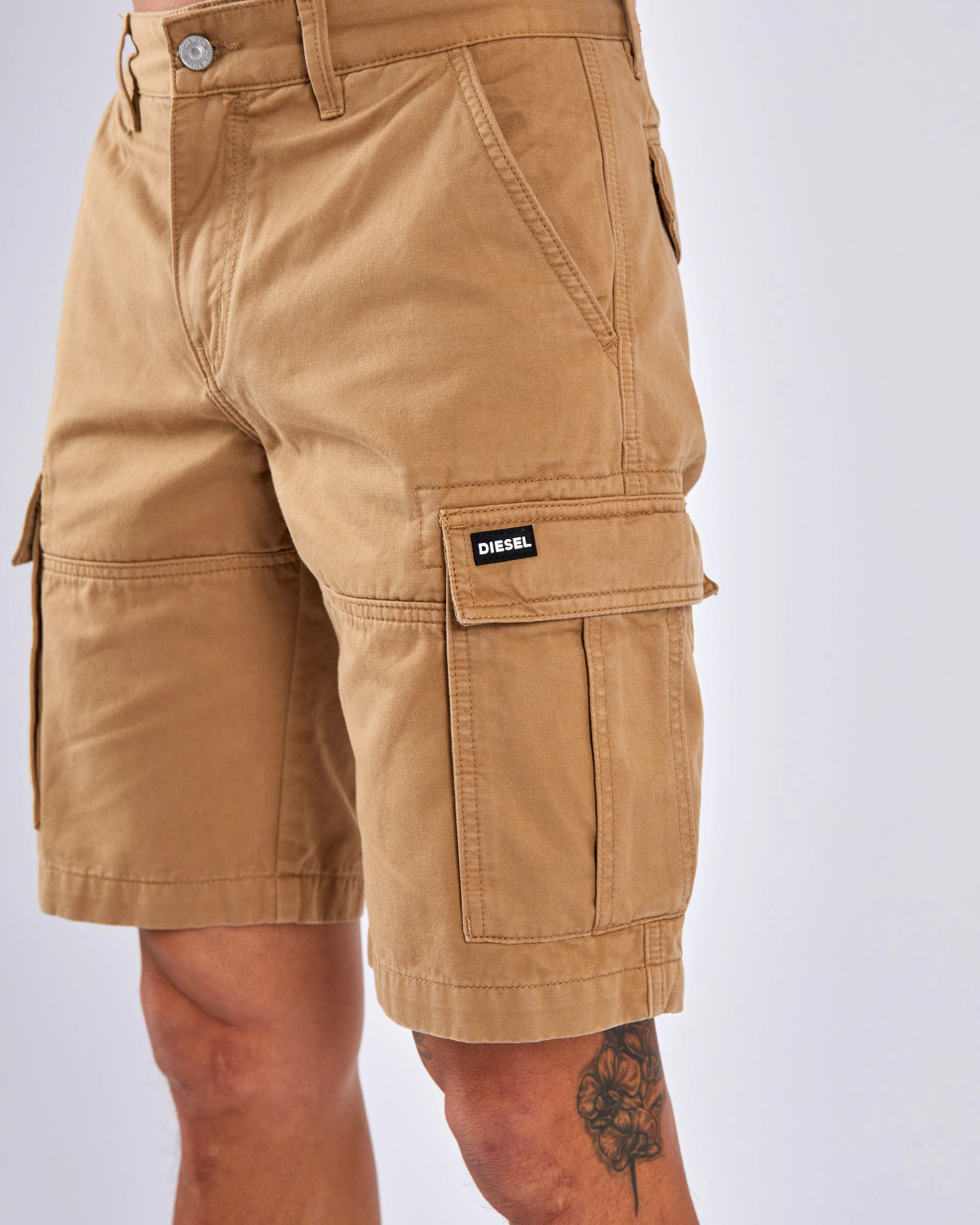 Breezy Stretch Greer Cargo Short Cuban Brown