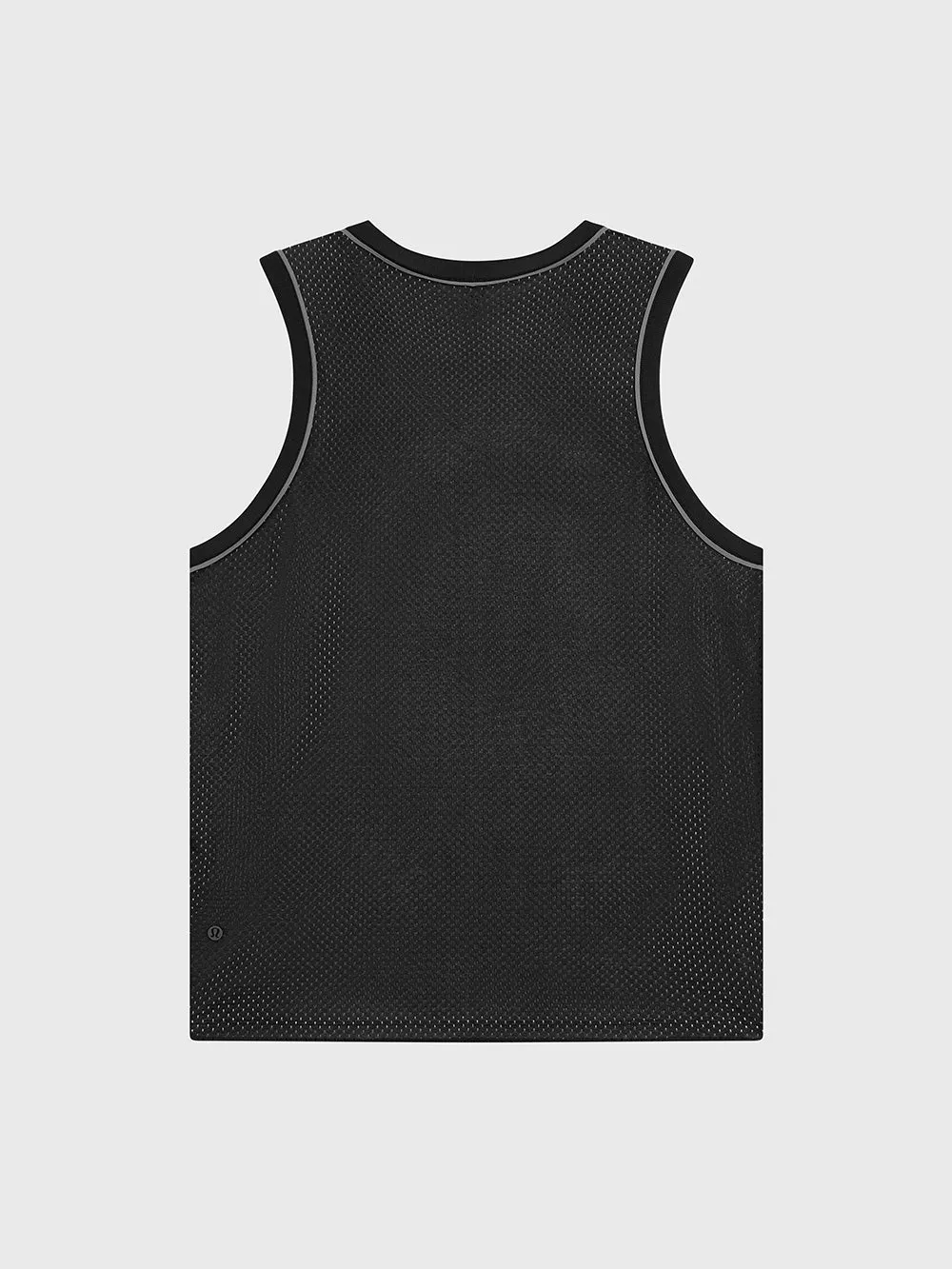 LULULEMON BLACK/VAPOR DOUBLE LAYERED MESH TANK high tech support role
