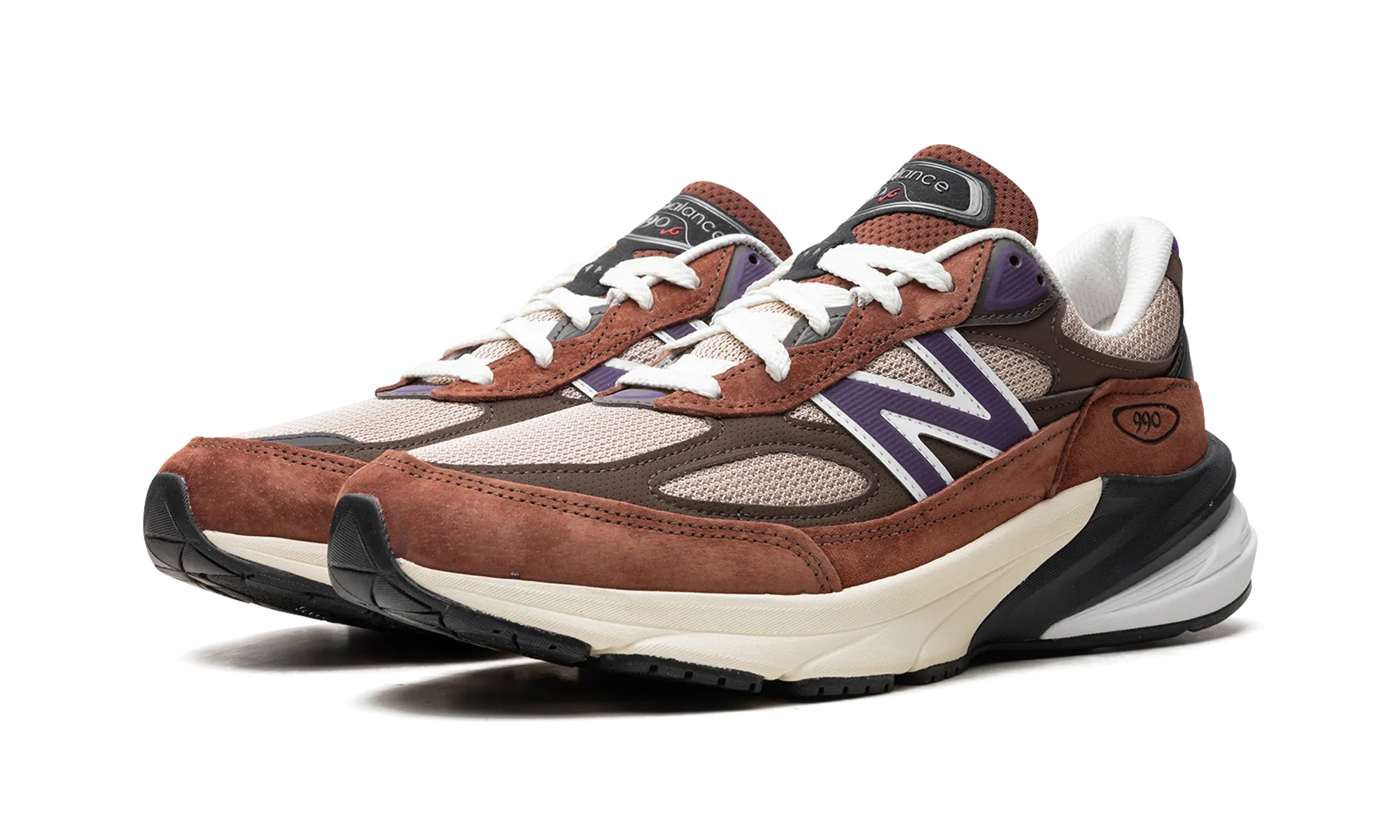 Day Tripper Stroll Shoes 990v6 "Made in USA - Rich Oak / Cosmic Grape"