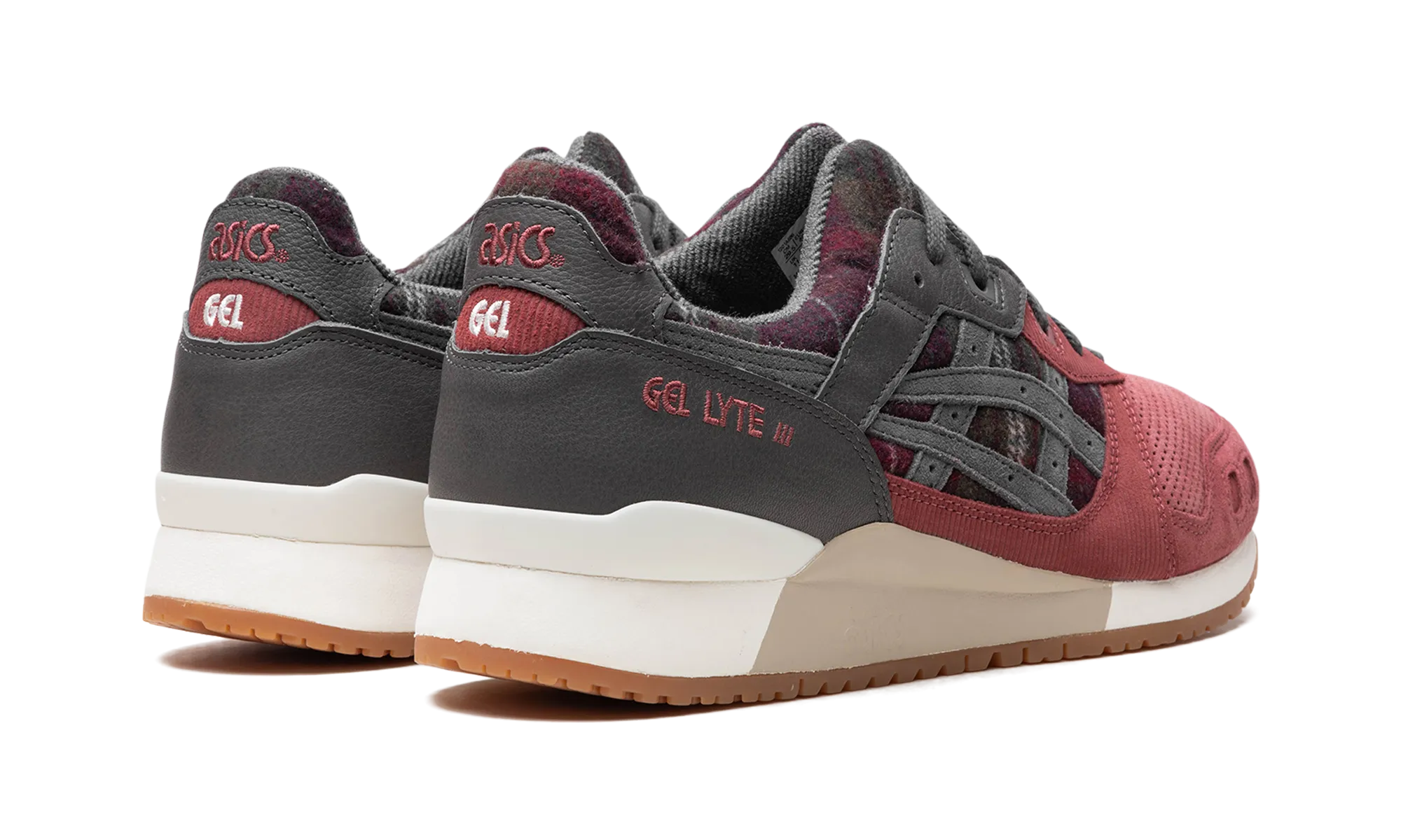 Gel Lyte 3 OG "Brisket Red" Clear Hike Foam Texture