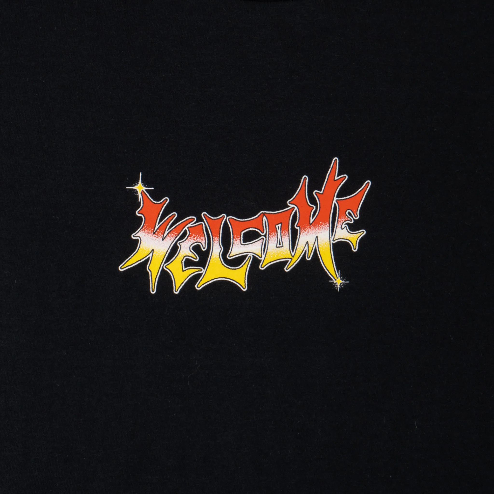 Streetwear attitude Vamp Shine Tee - Black/Red/Yellow