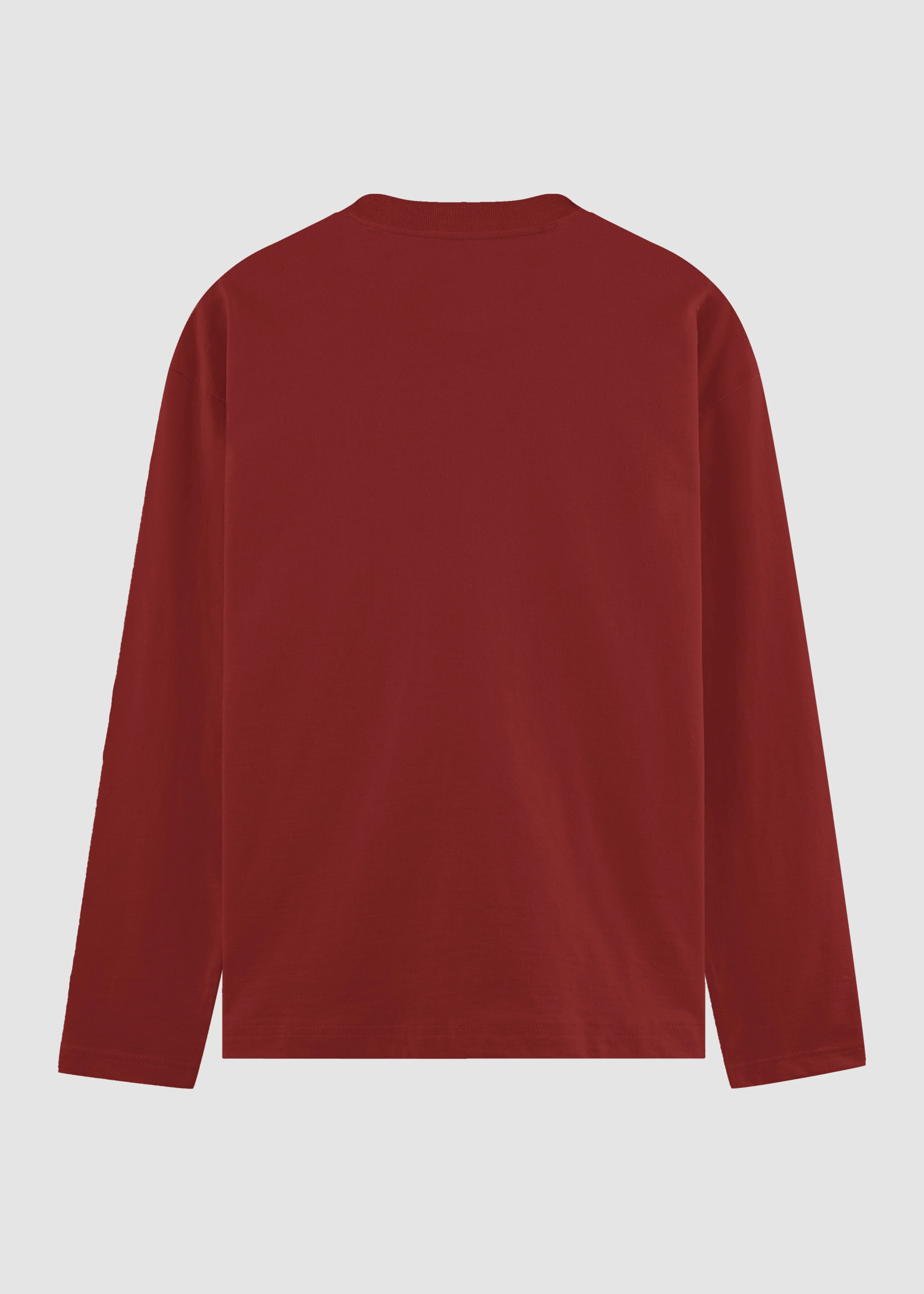 Red Men's Full Sleeve T-Shirt | MA27 Cozy and Soft
