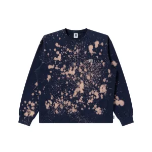 SMALL OG ACID SPLATTERED CREW SWEAT NAVY Layered Fashion product floral delicacy