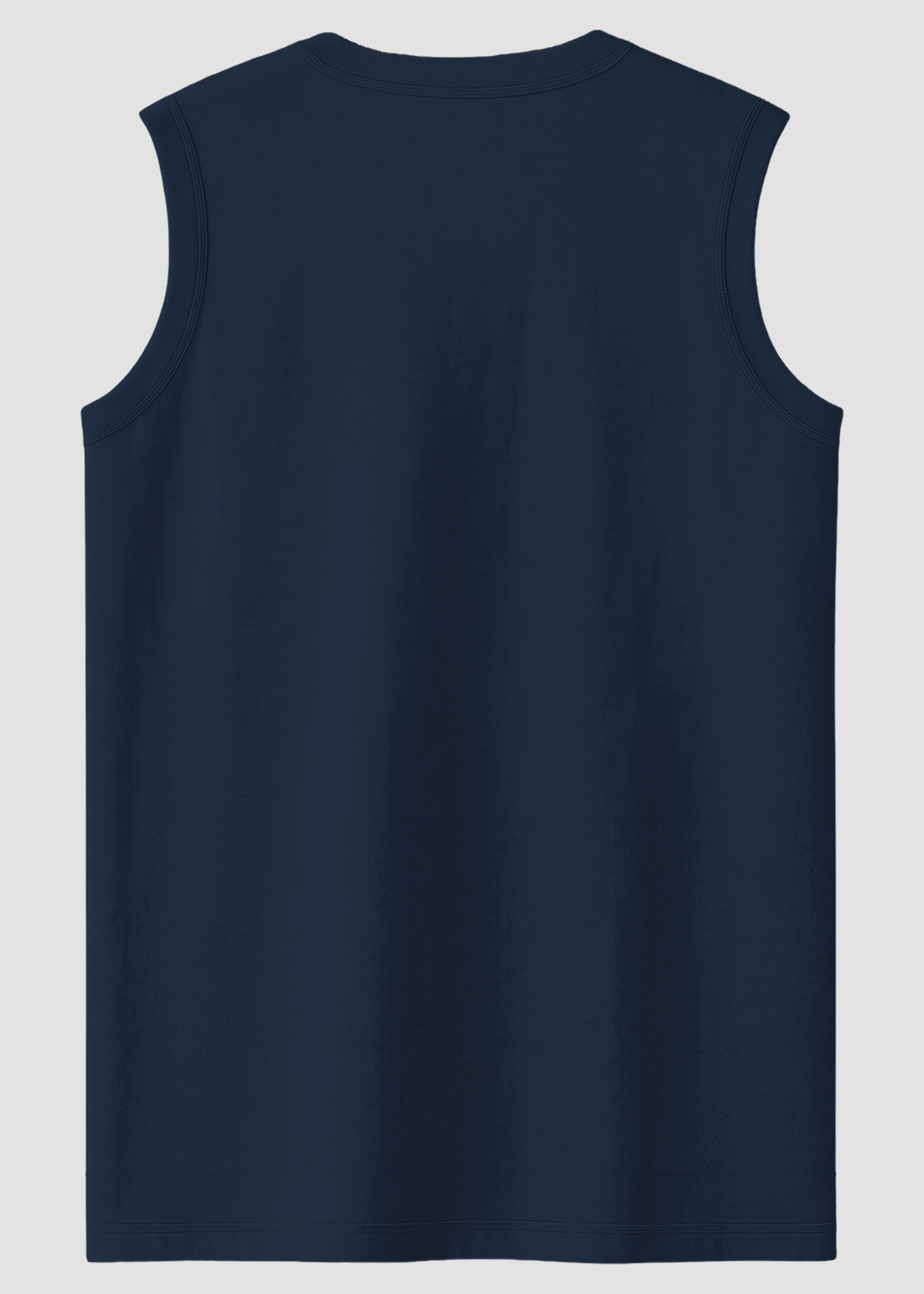 Navy Blue Men's Sleeveless T-Shirt | MS36 Soft and breathable Fashion and Comfort