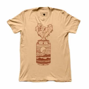 Cactus Can Tee-Sand Dune Breathable Yarn Composition