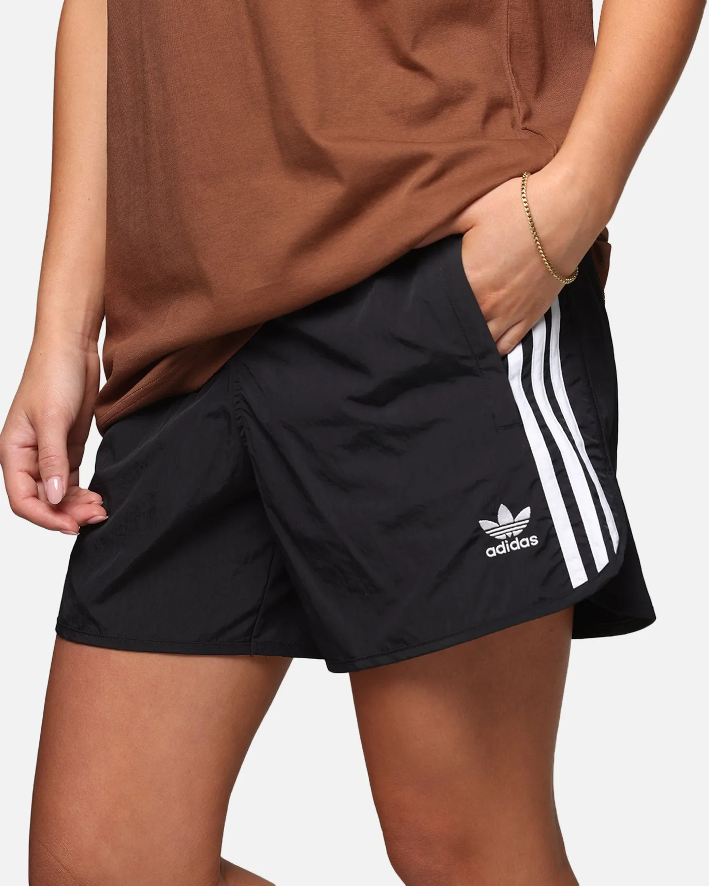 Adidas Adicolour Classic Sprinter Shorts Black Odor Resistant Treatment Tactical Storage Solutions