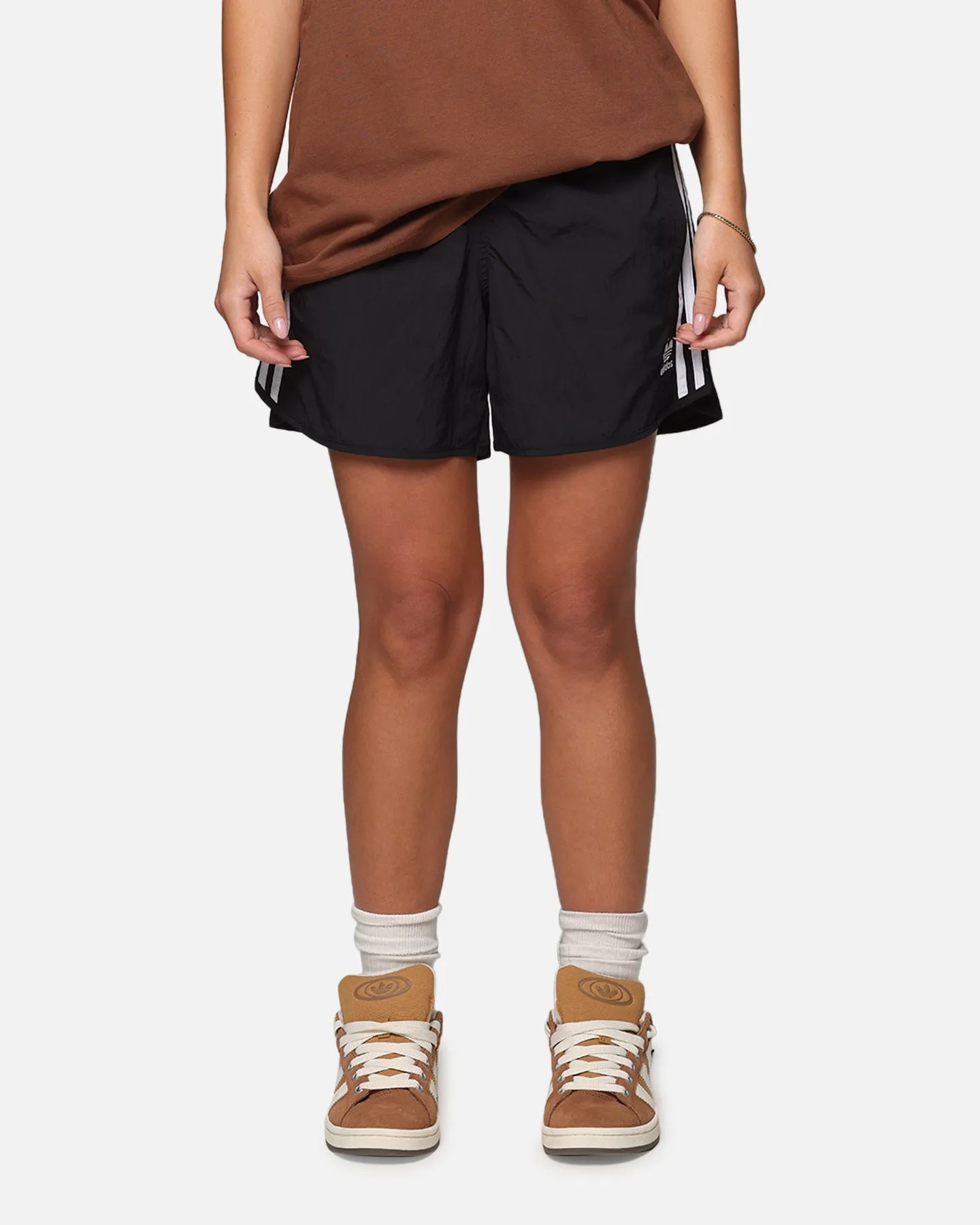 Anti Chafe Seamless Streetwear Adidas Adicolour Classic Sprinter Shorts Black